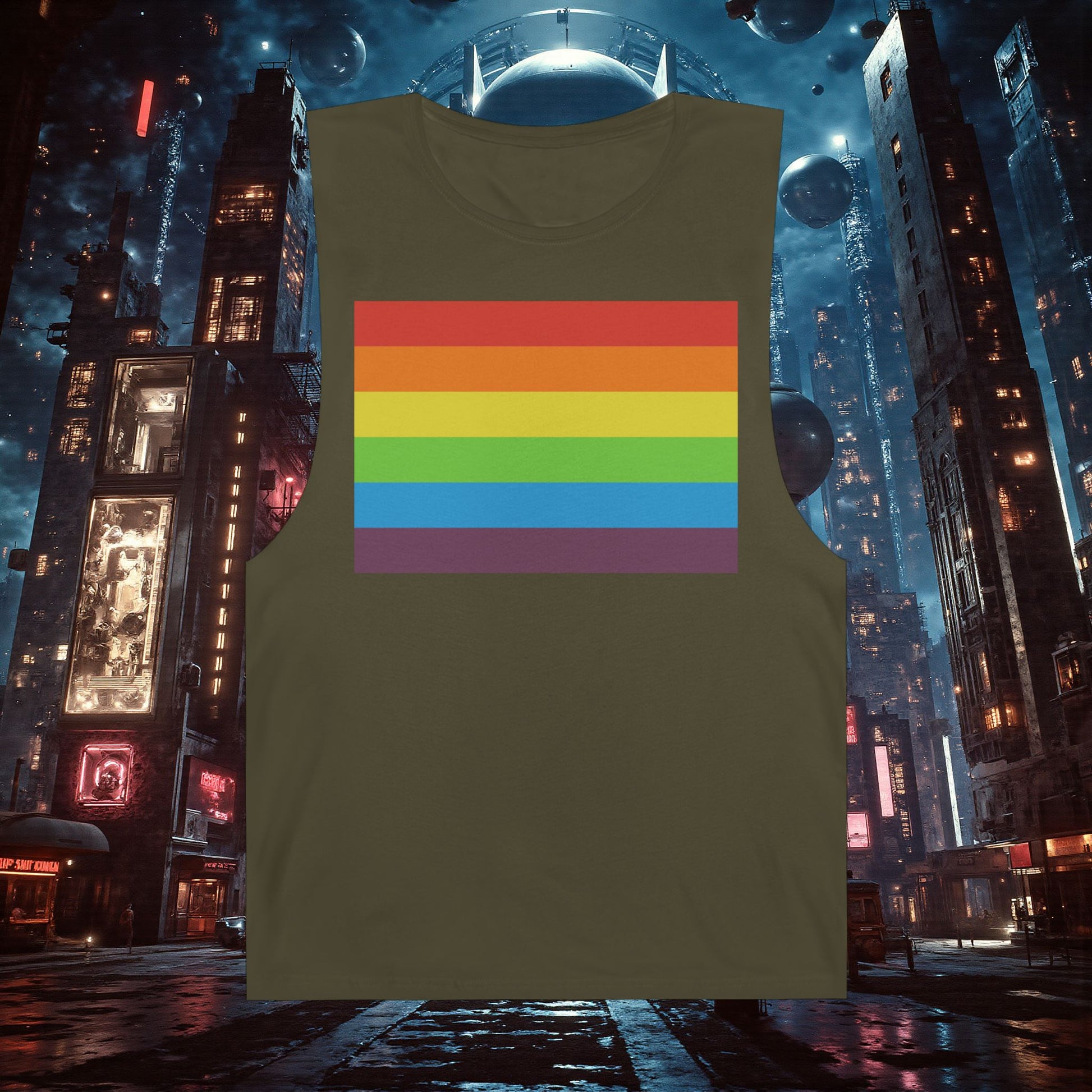 Muscle Tank | Vintage Pride Flag