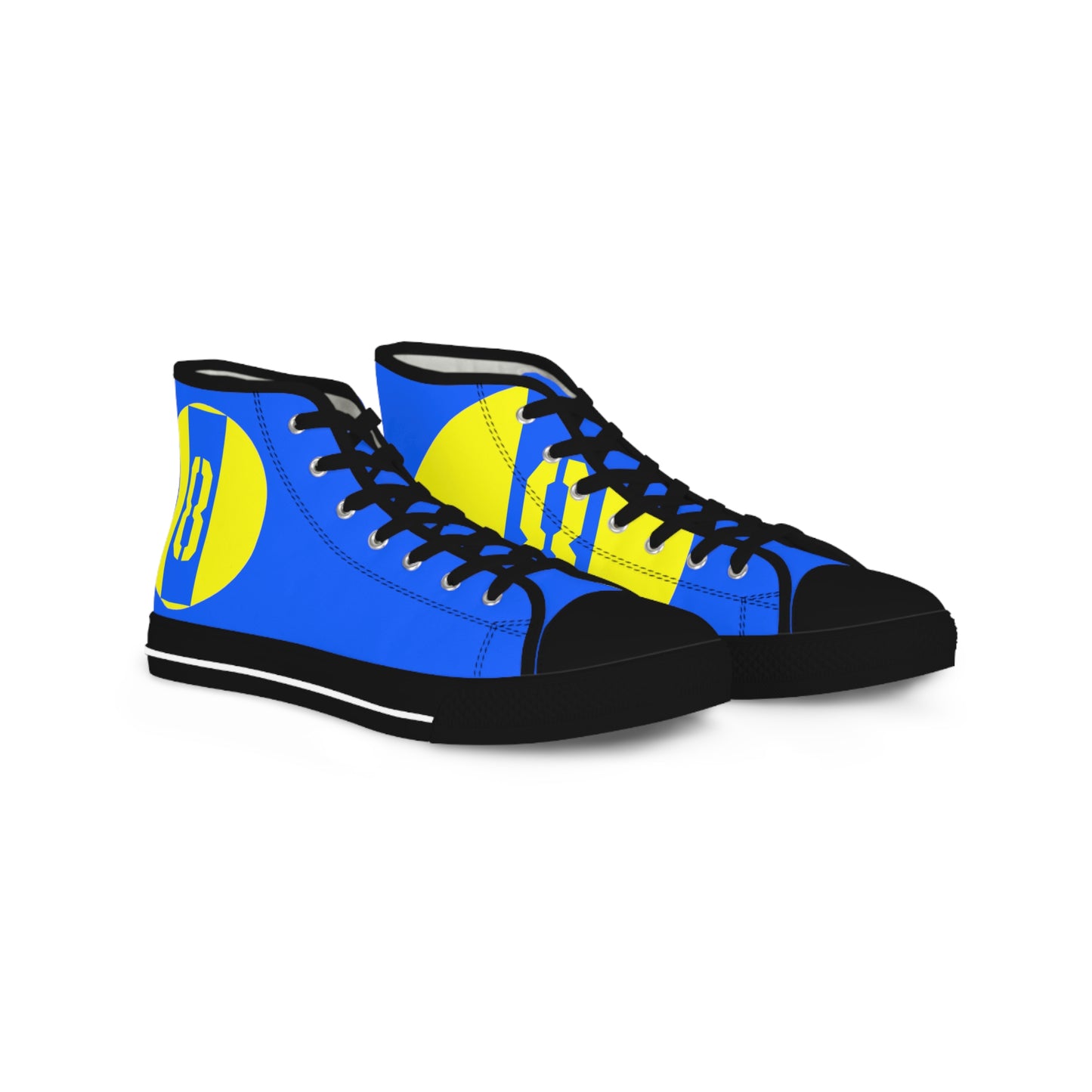 Limited Edition High Top Sneakers - 8 - Blue