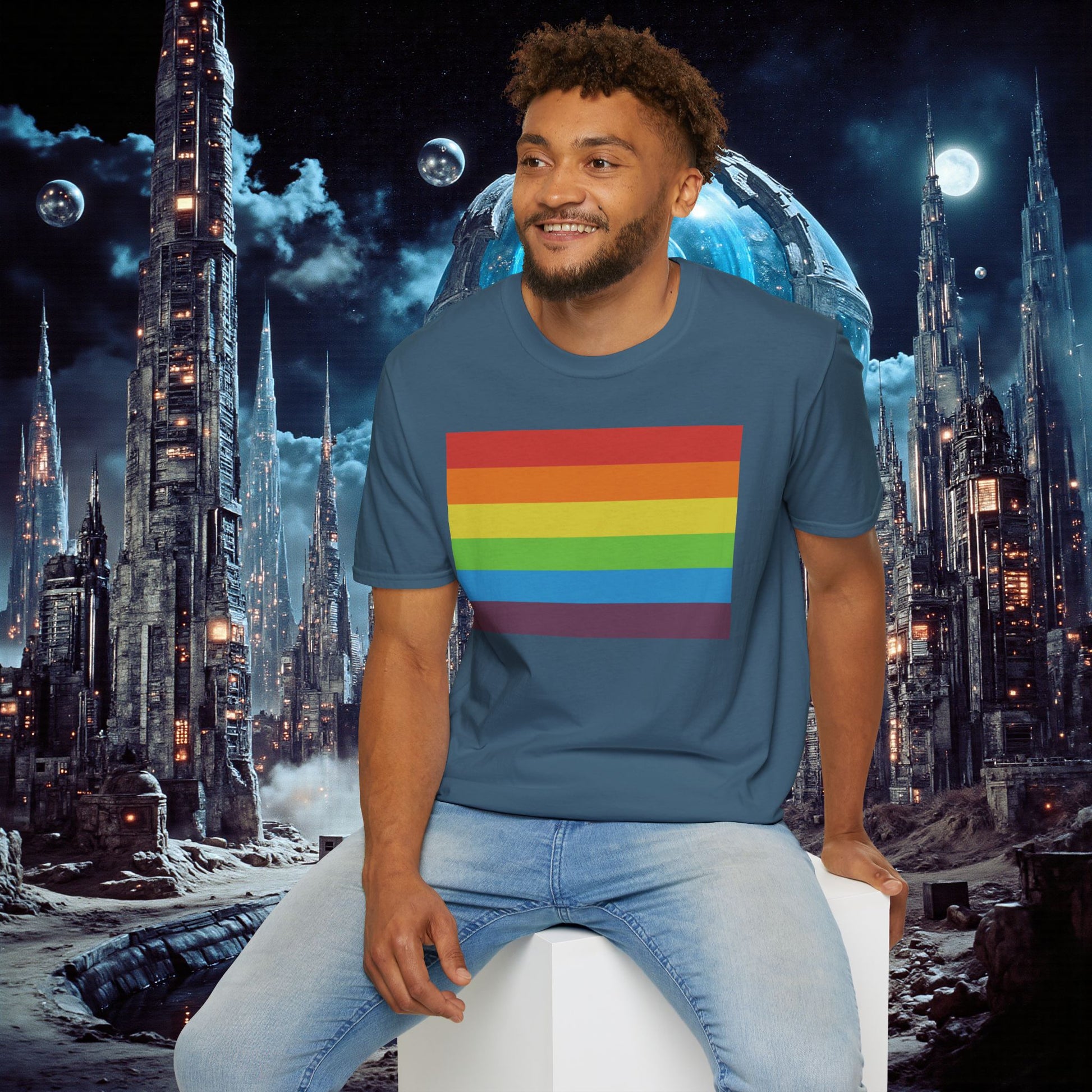 T-Shirt | Vintage Pride Flag
