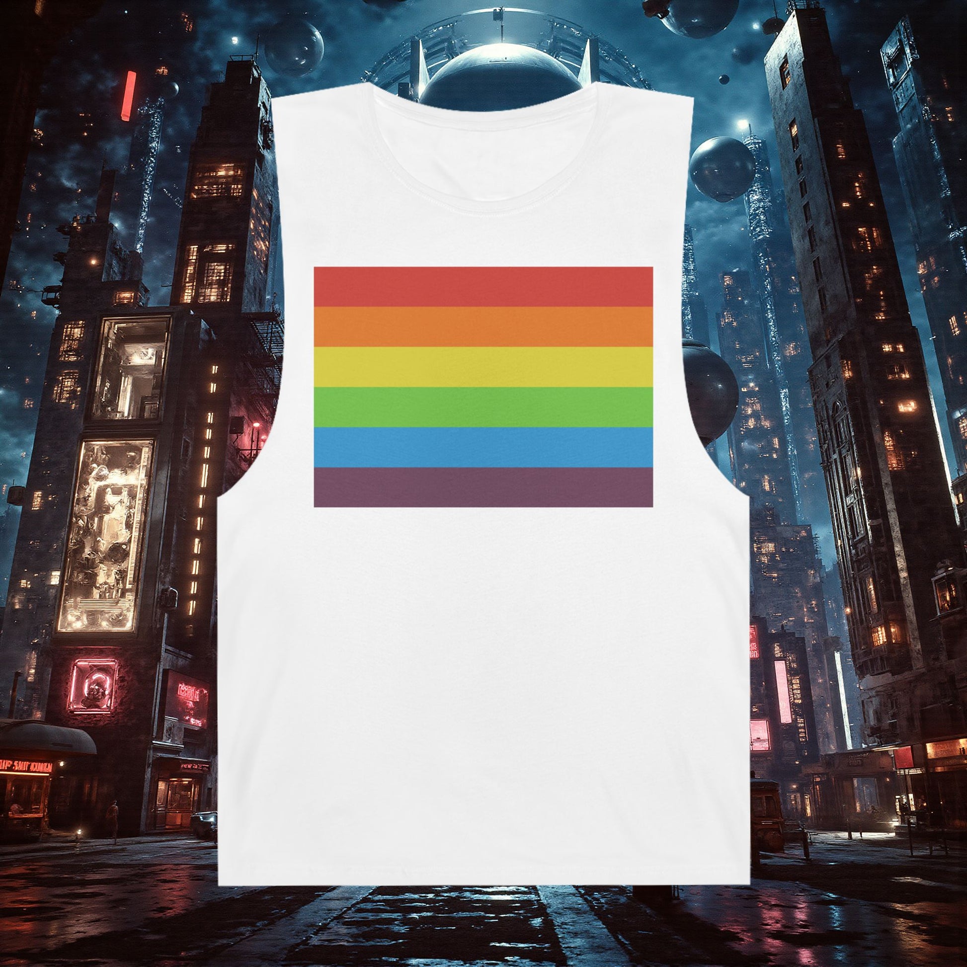 Muscle Tank | Vintage Pride Flag