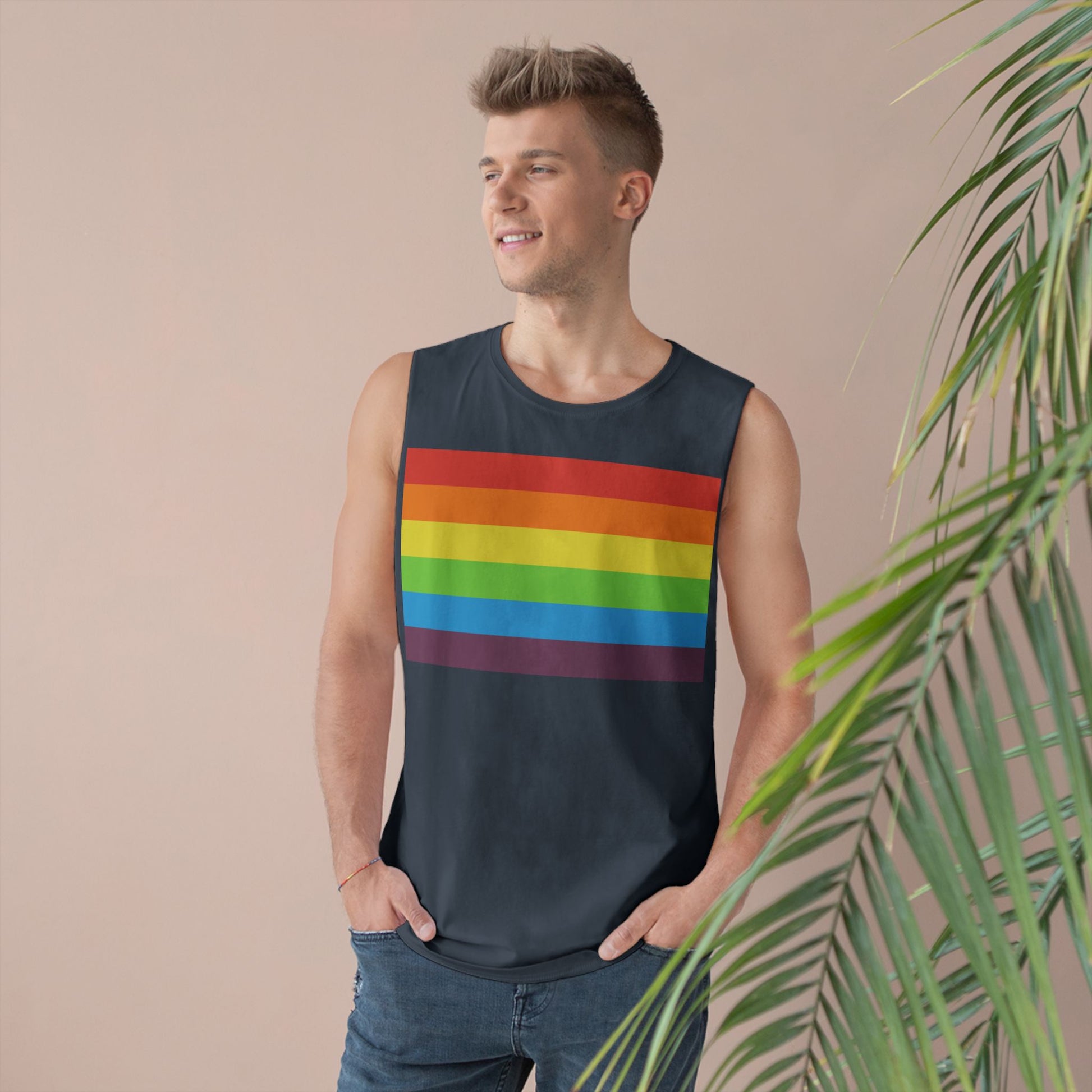 Muscle Tank | Vintage Pride Flag