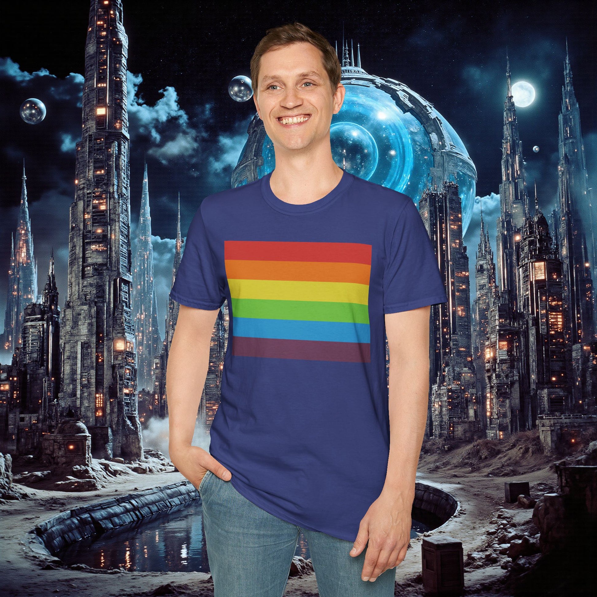 T-Shirt | Vintage Pride Flag