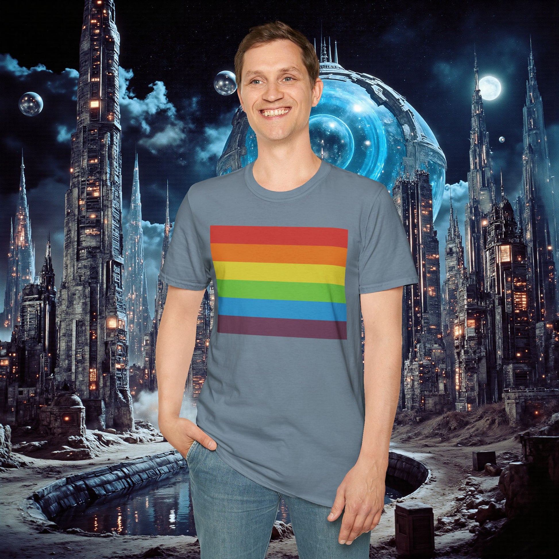 T-Shirt | Vintage Pride Flag