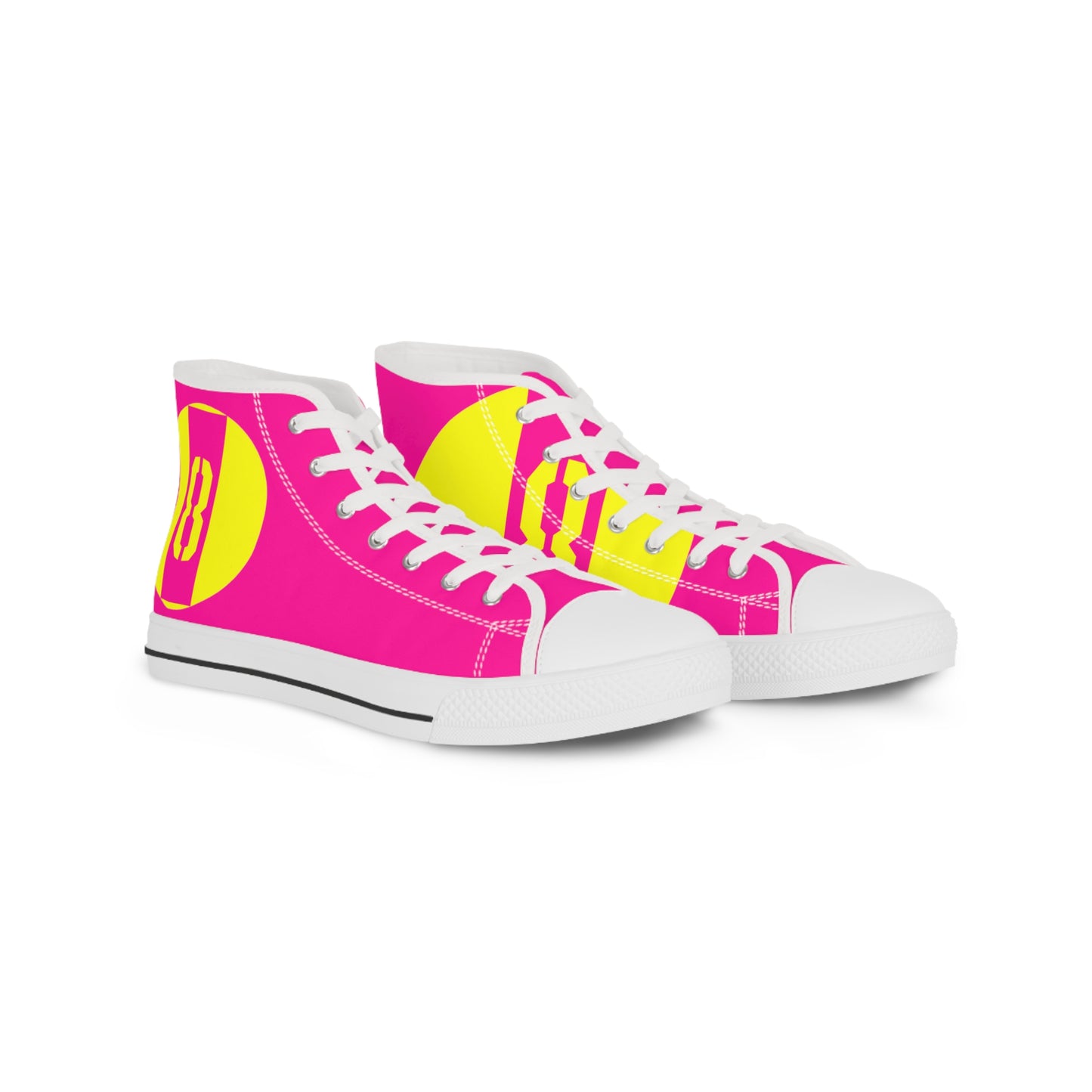 Limited Edition High Top Sneakers - 8 - Pink