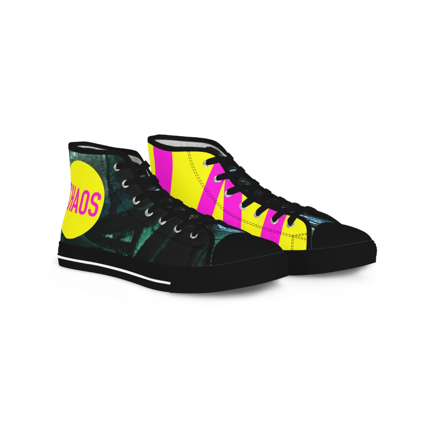 Limited Edition High Top Sneakers - CHAOS - Pink