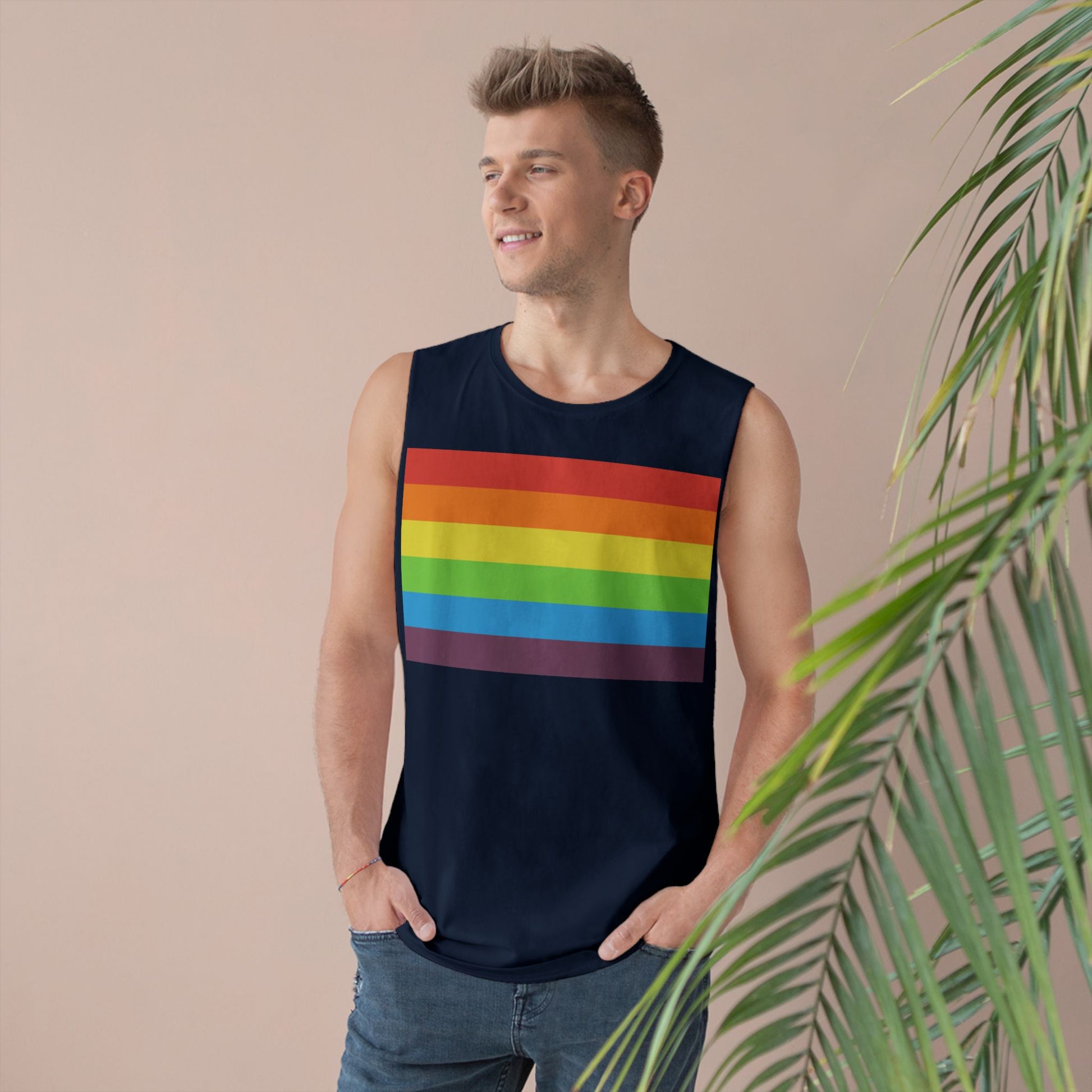 Muscle Tank | Vintage Pride Flag