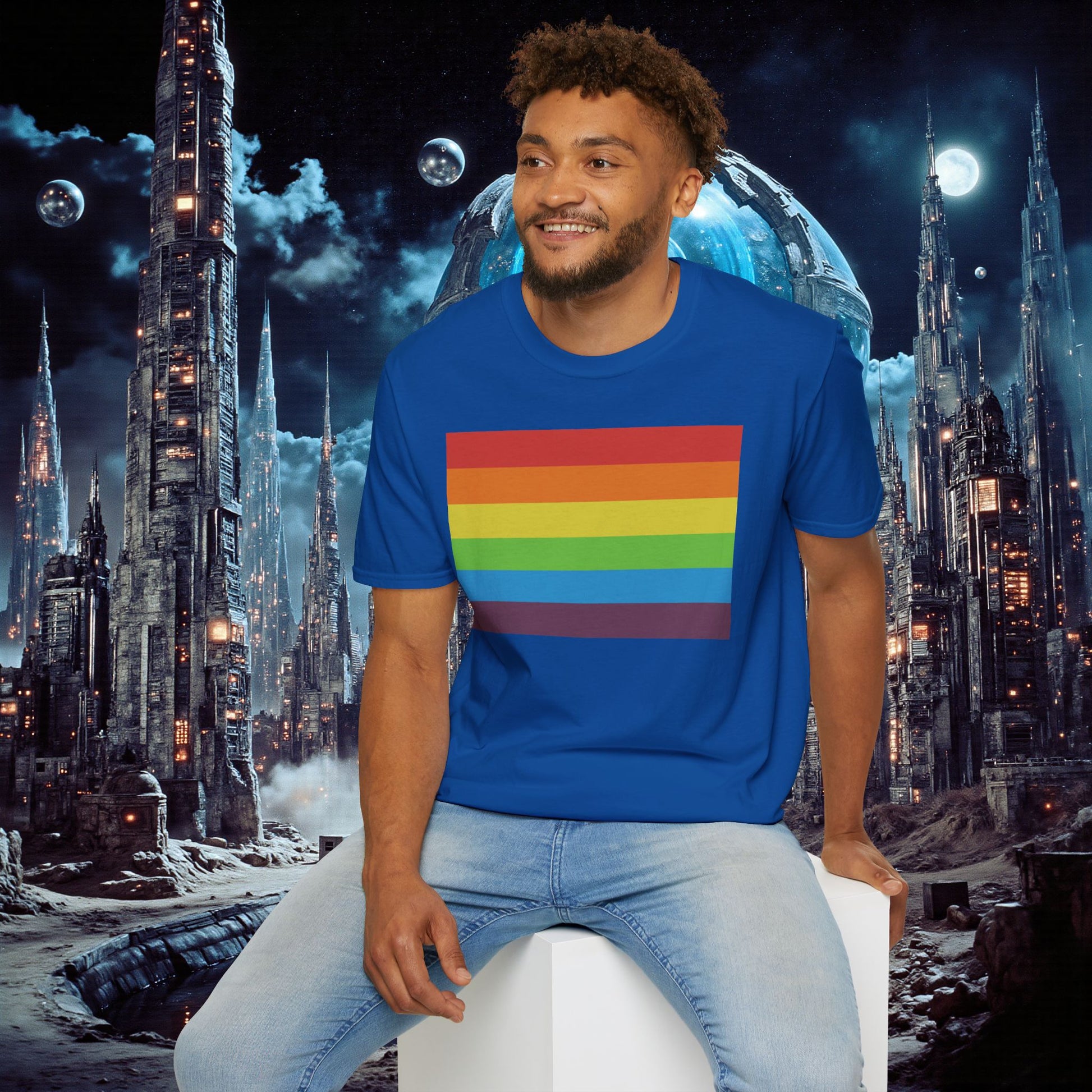 T-Shirt | Vintage Pride Flag