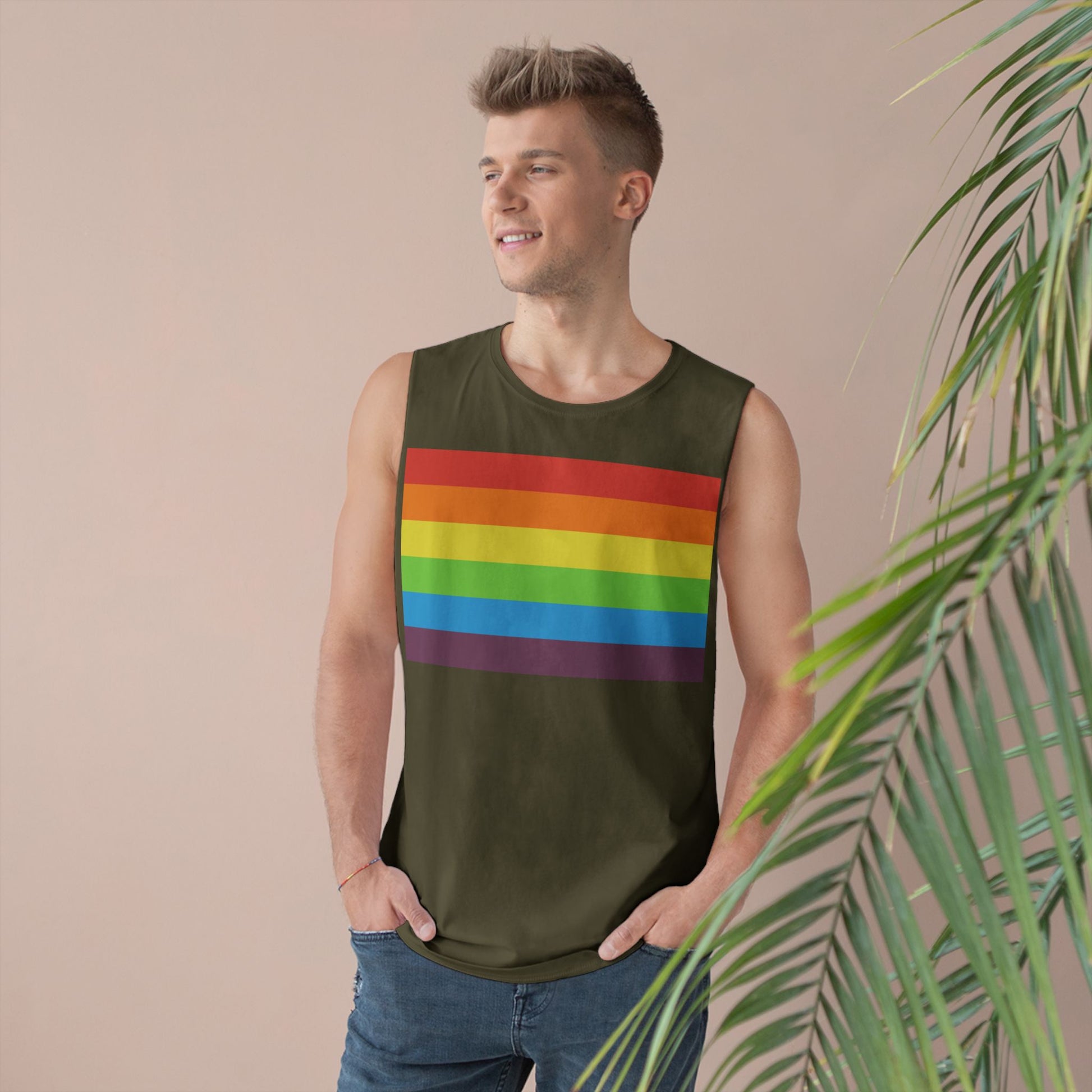 Muscle Tank | Vintage Pride Flag