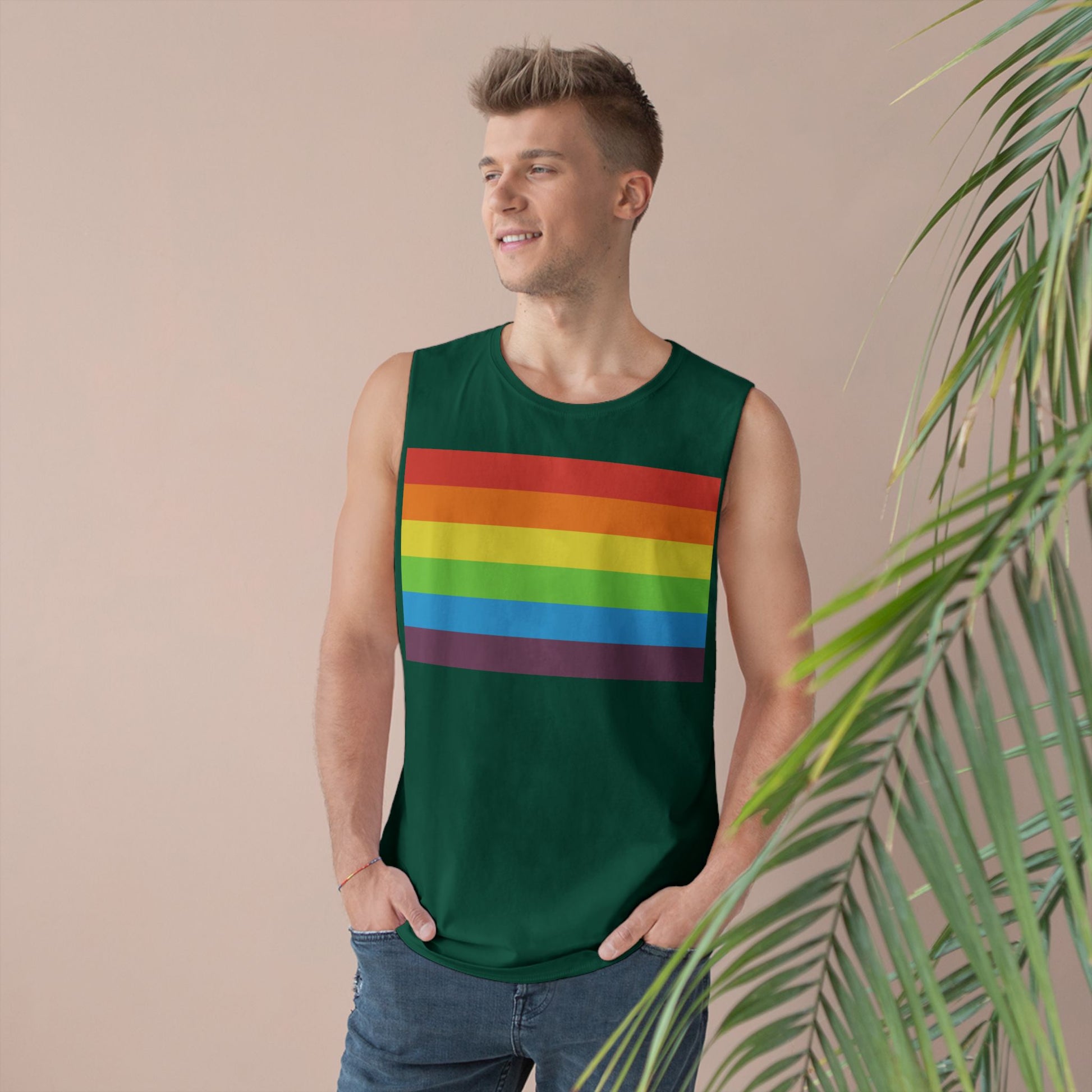 Muscle Tank | Vintage Pride Flag