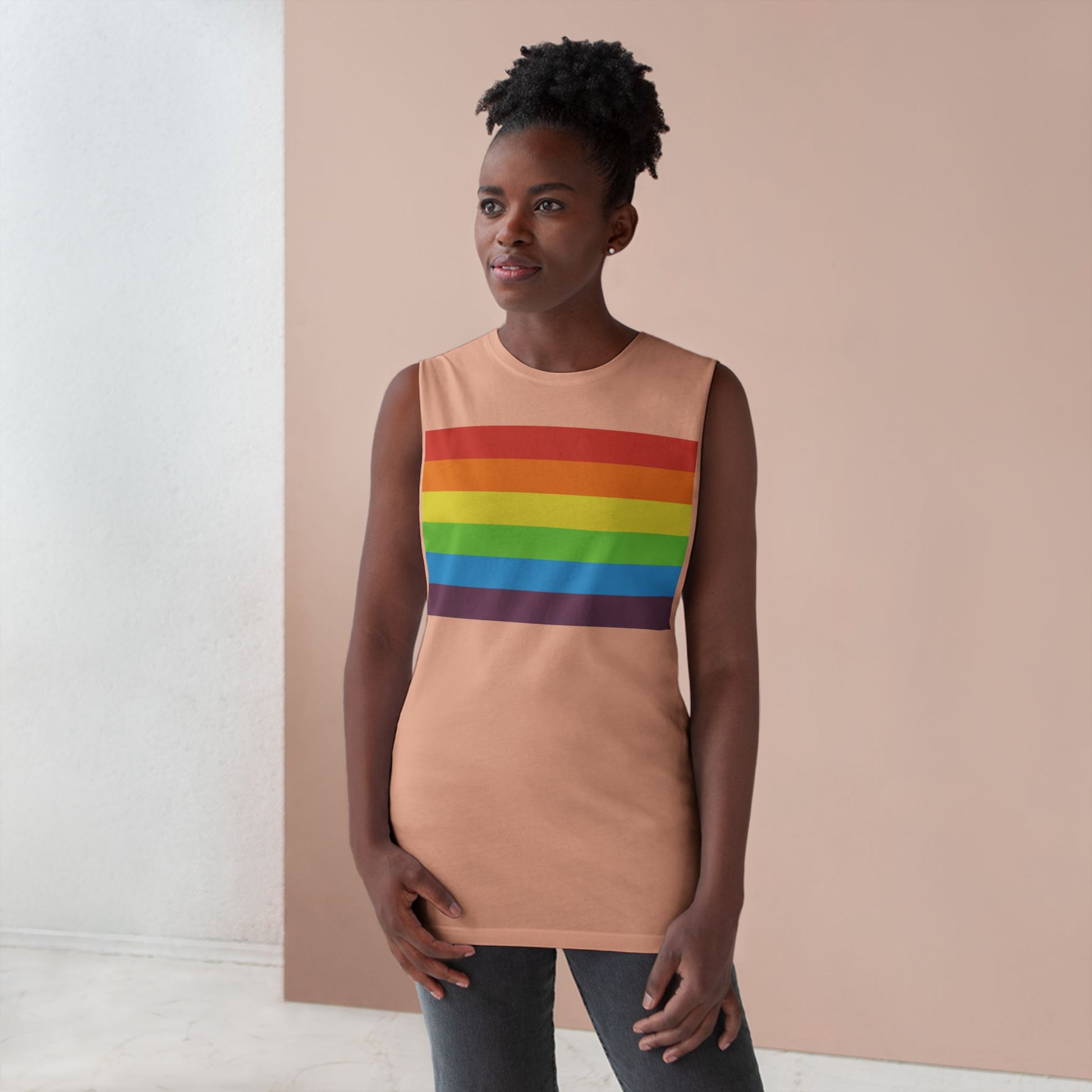 Muscle Tank | Vintage Pride Flag