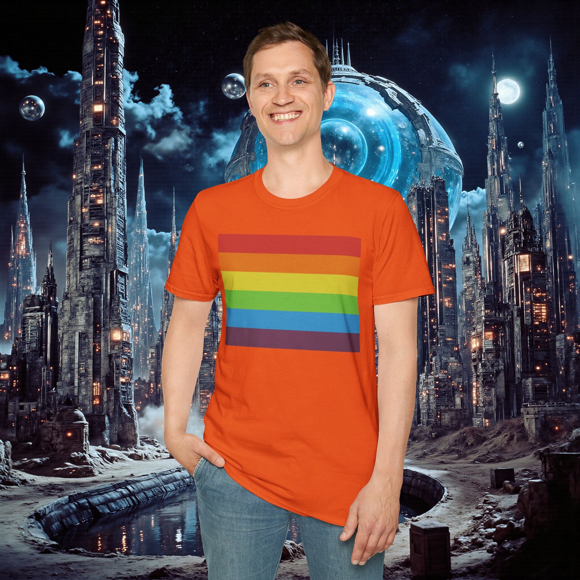 T-Shirt | Vintage Pride Flag