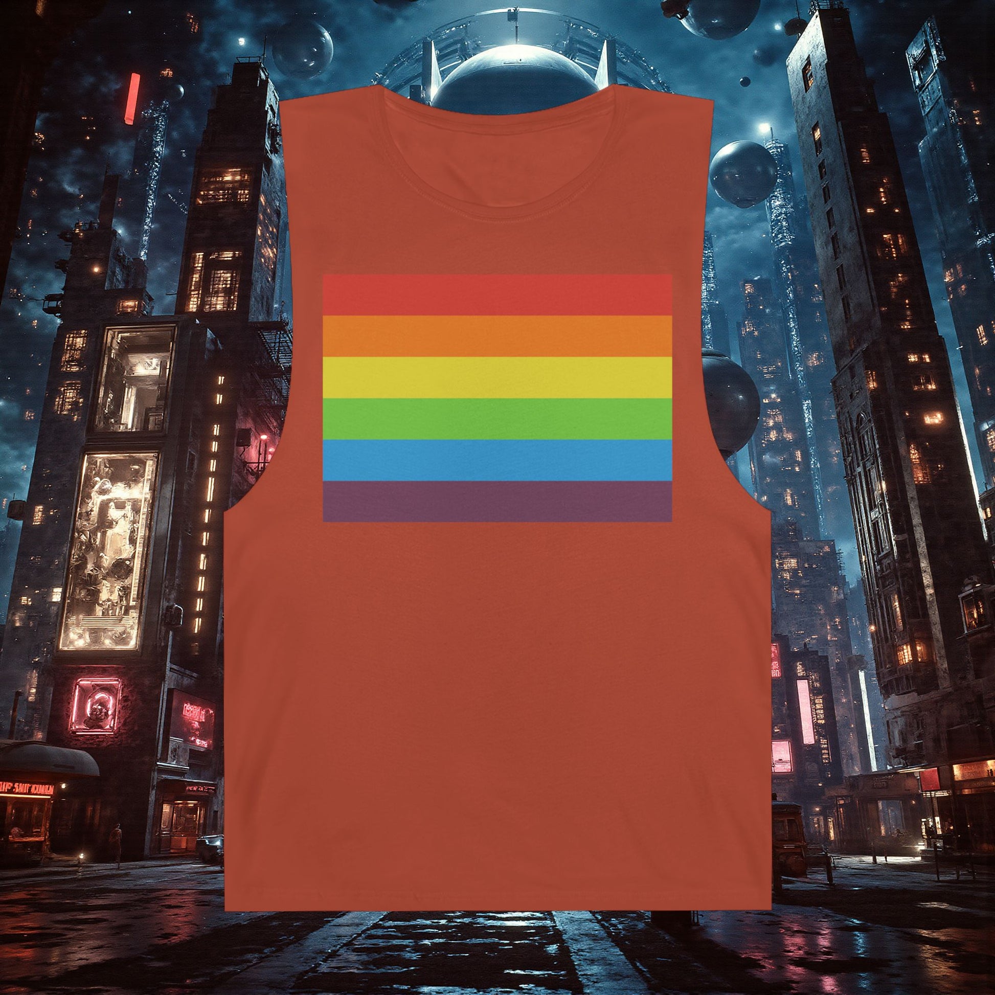 Muscle Tank | Vintage Pride Flag