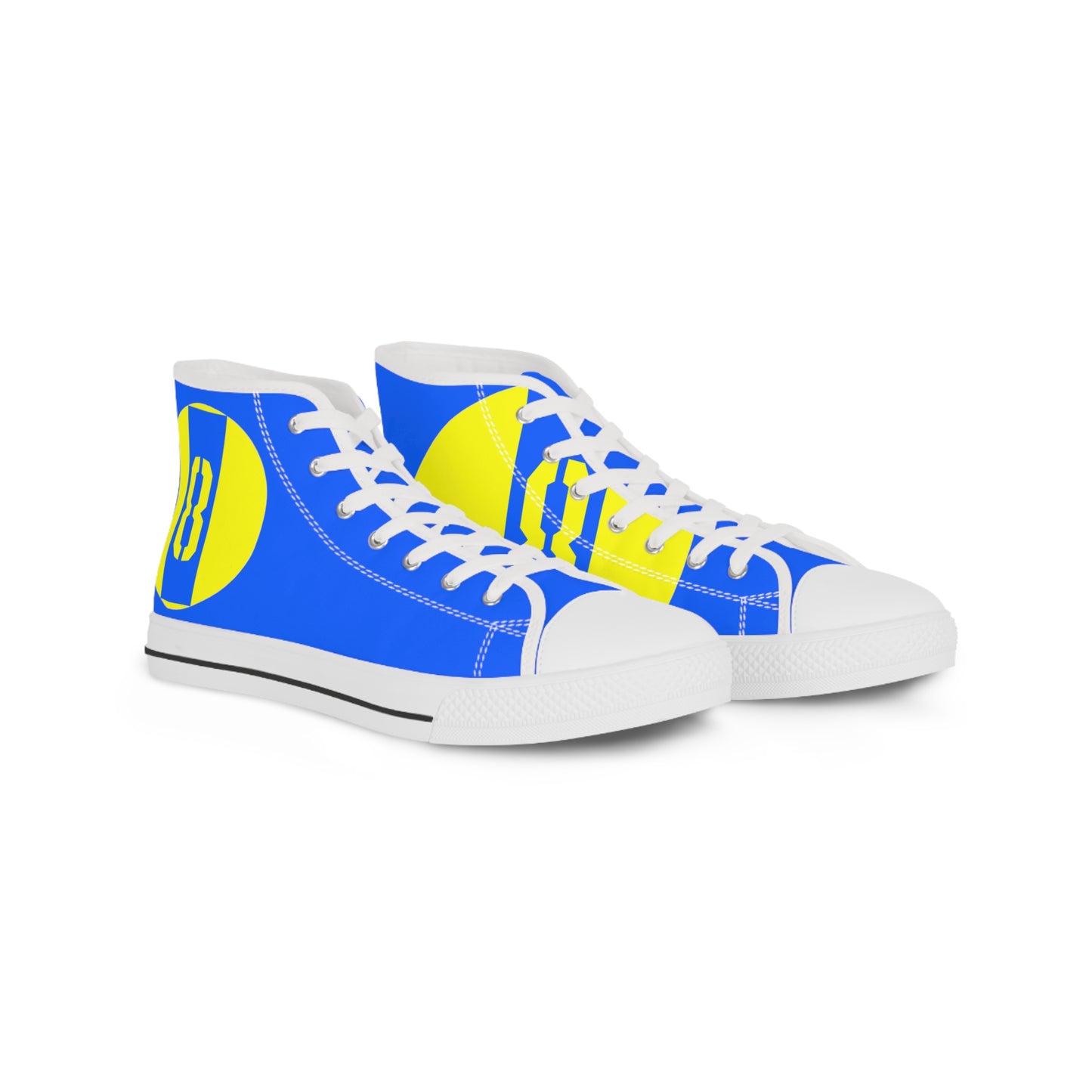 Limited Edition High Top Sneakers - 8 - Blue