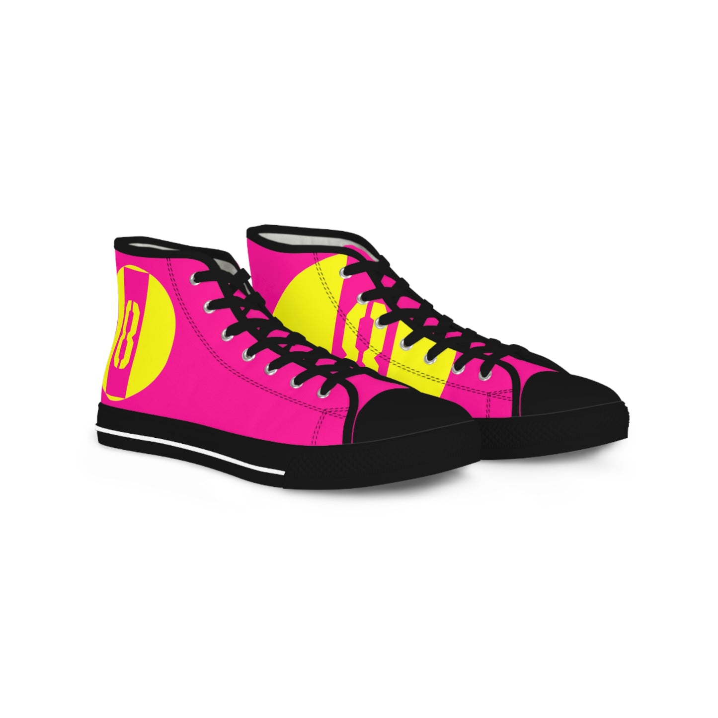 Limited Edition High Top Sneakers - 8 - Pink