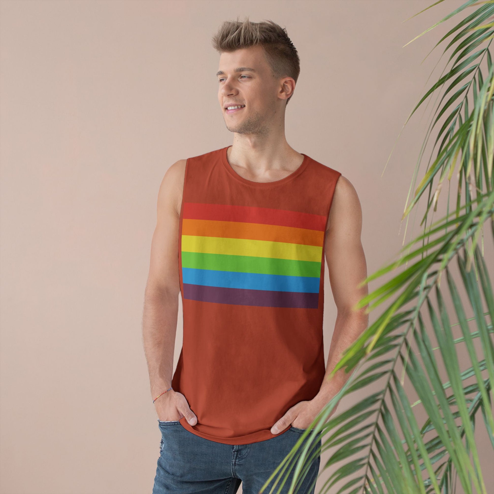Muscle Tank | Vintage Pride Flag