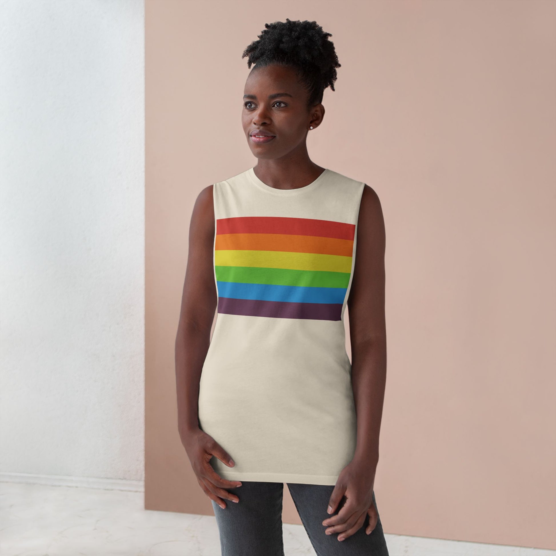 Muscle Tank | Vintage Pride Flag