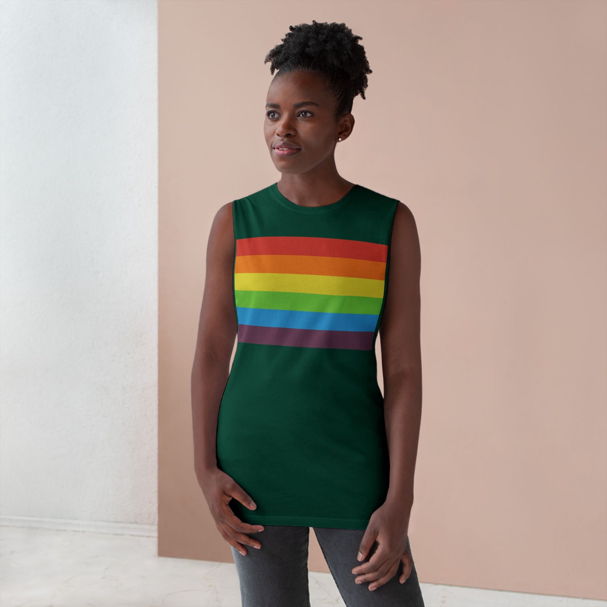 Muscle Tank | Vintage Pride Flag
