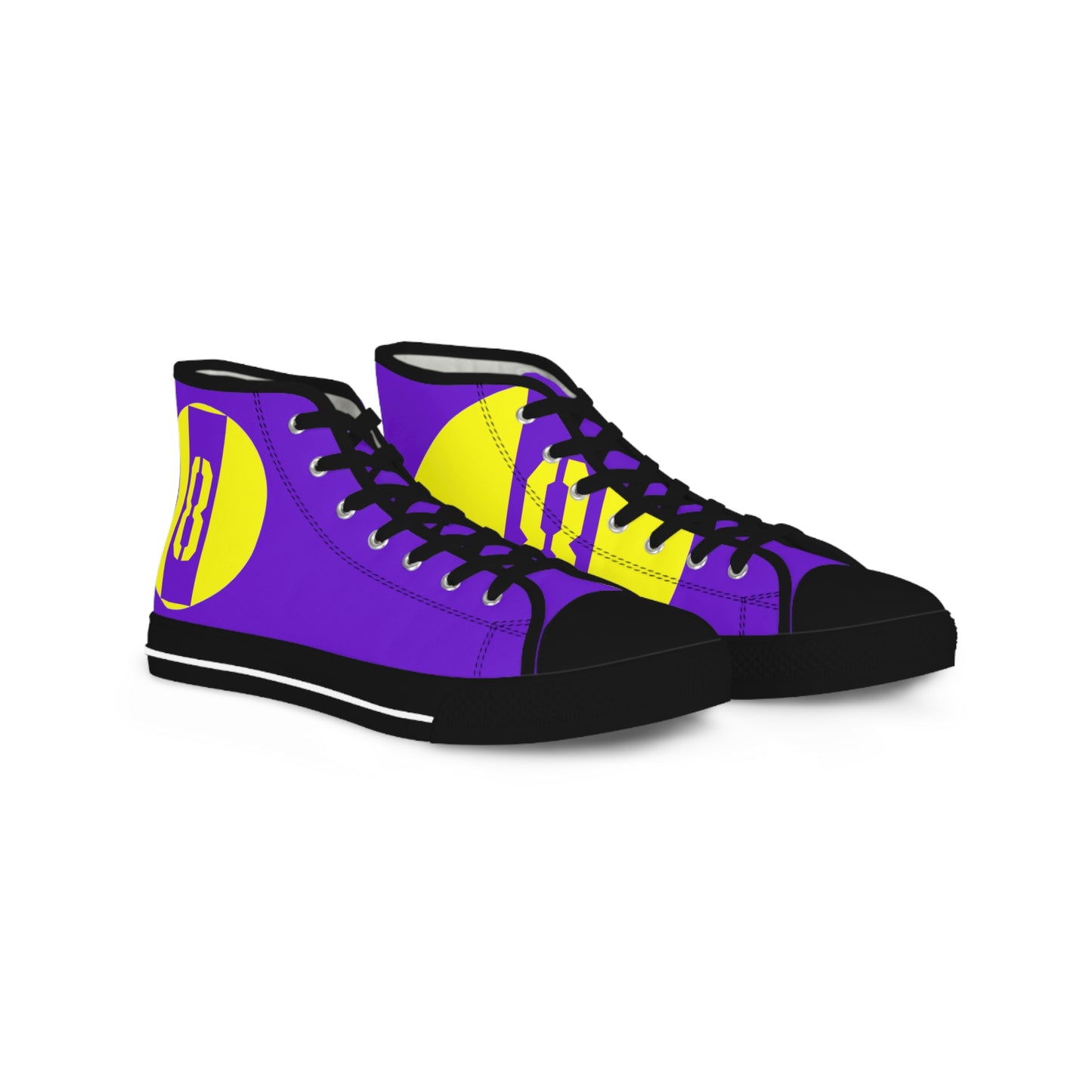 Limited Edition High Top Sneakers - 8 - Purple