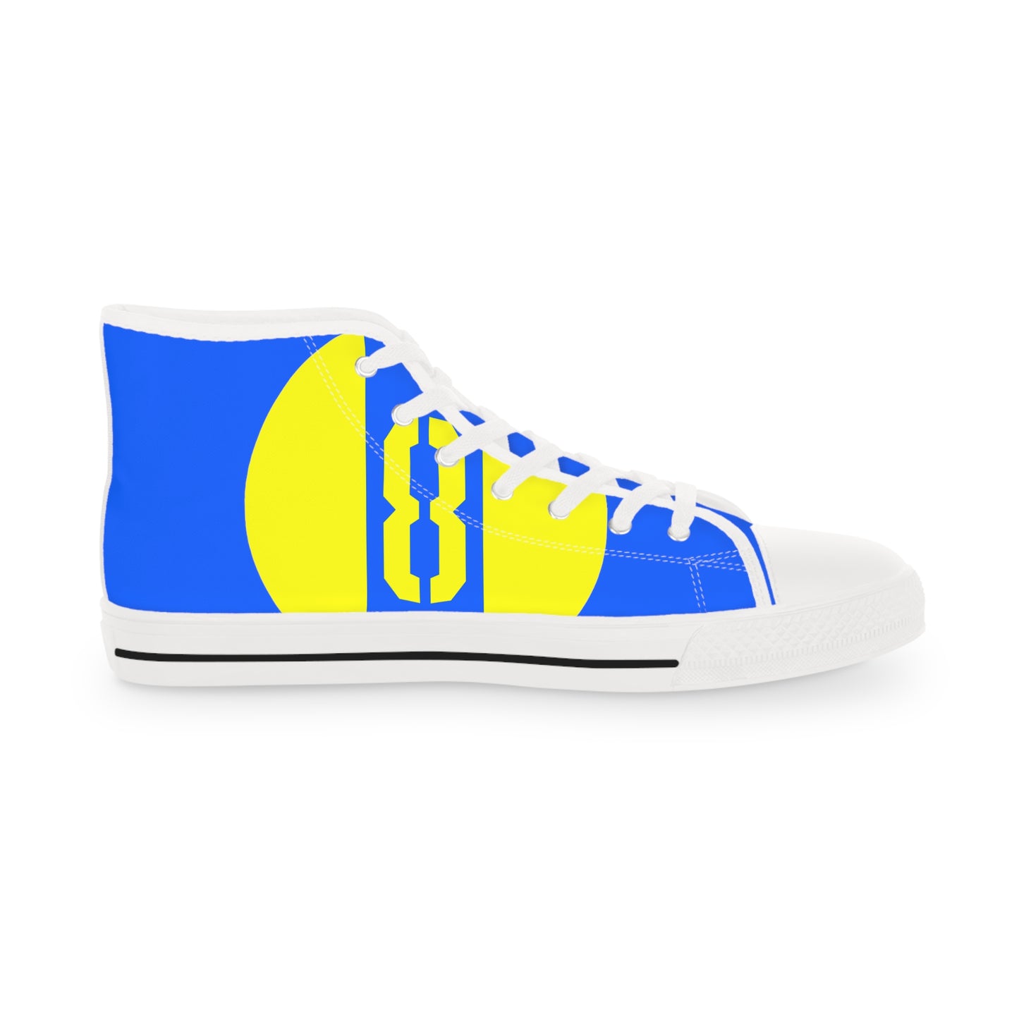 Limited Edition High Top Sneakers - 8 - Blue
