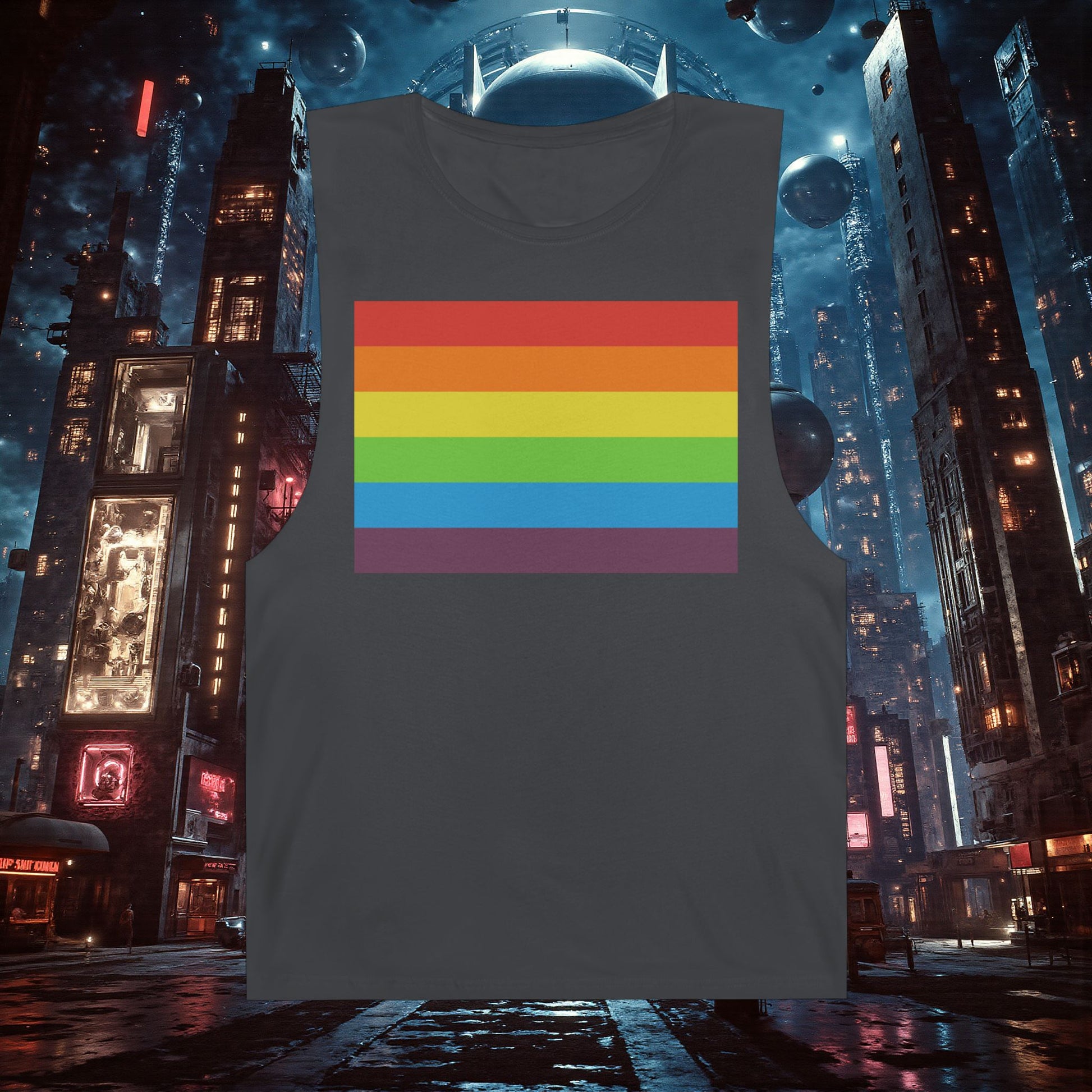Muscle Tank | Vintage Pride Flag