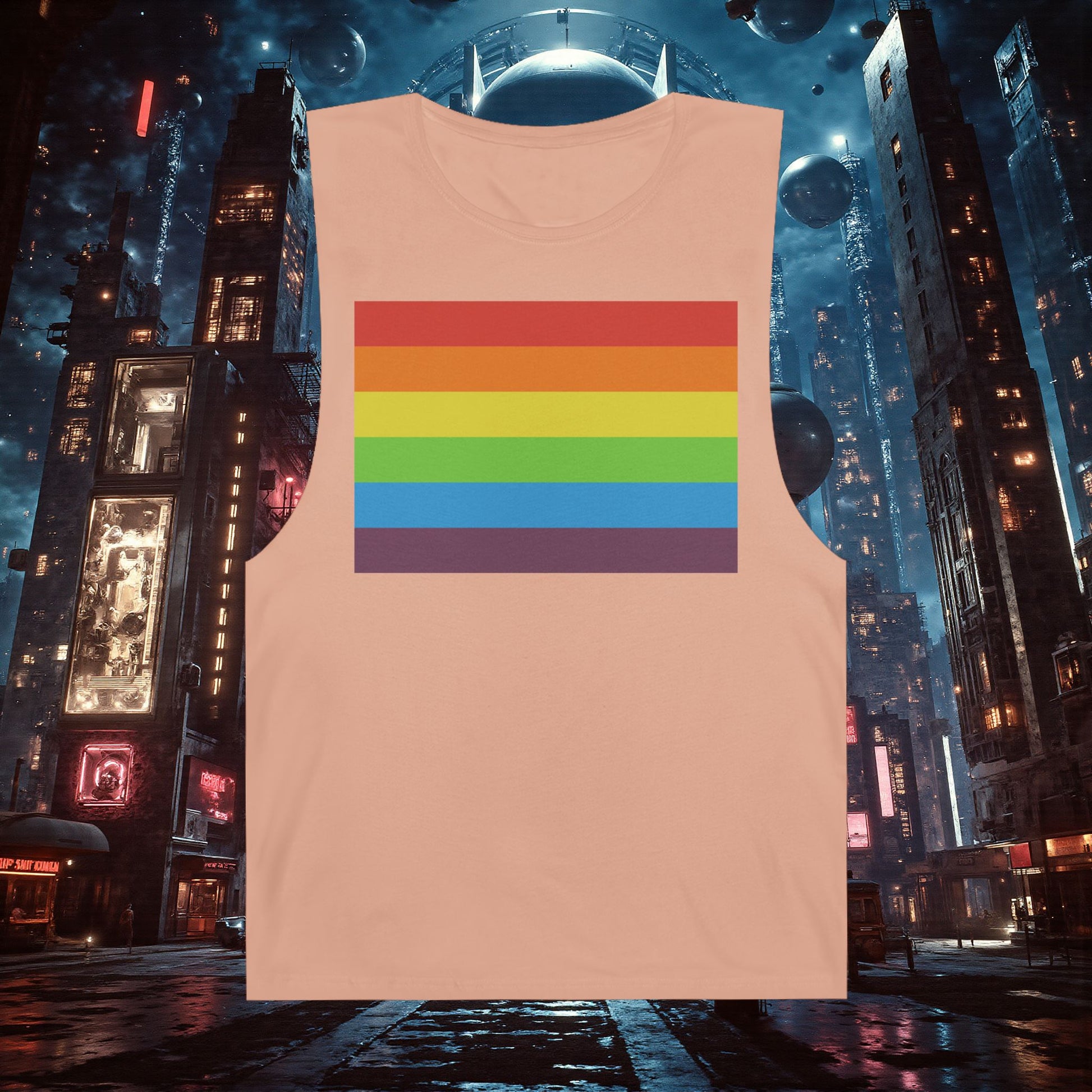 Muscle Tank | Vintage Pride Flag