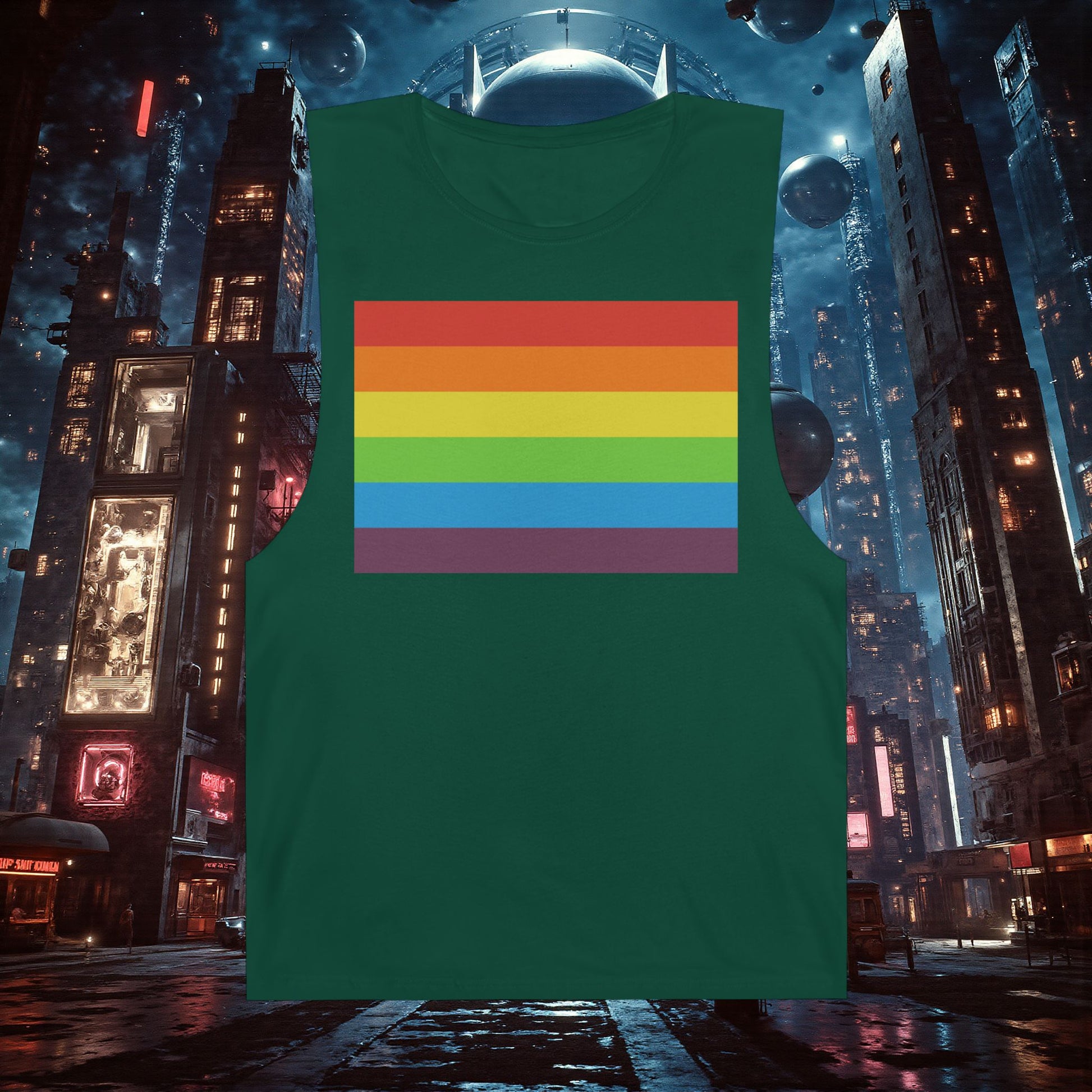 Muscle Tank | Vintage Pride Flag