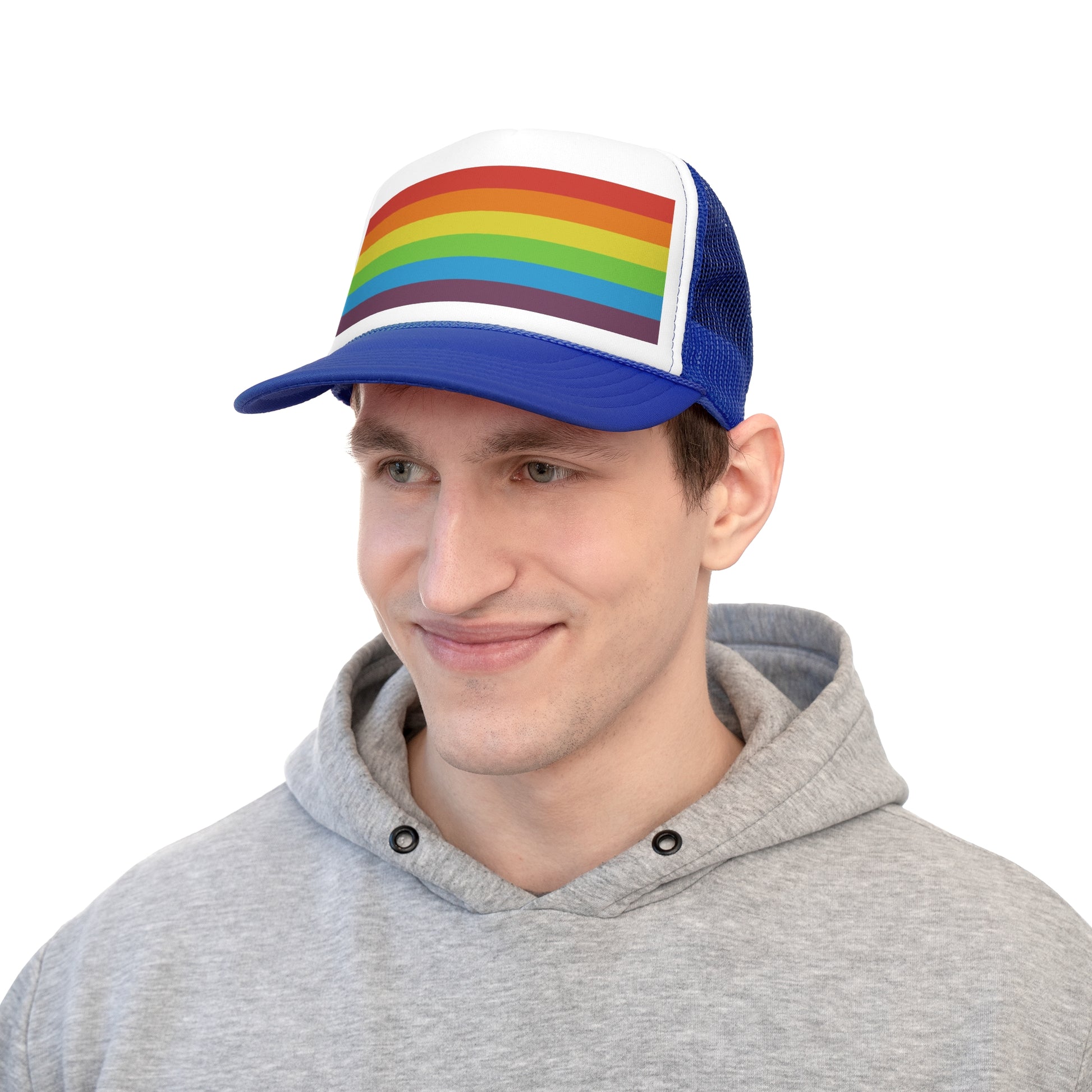 Trucker Hat | Vintage Pride Flag
