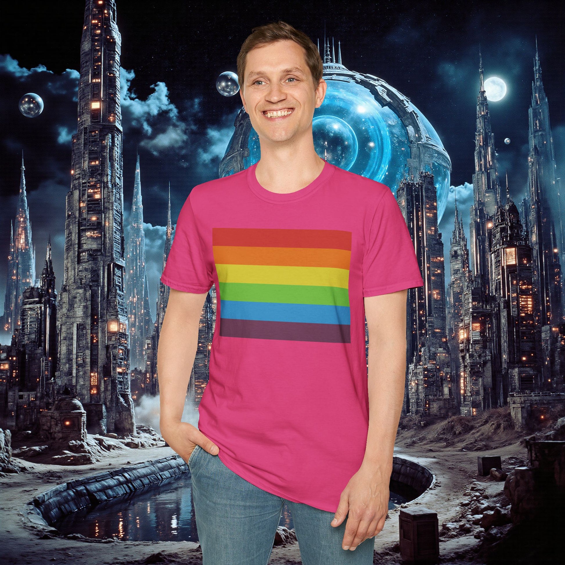 T-Shirt | Vintage Pride Flag