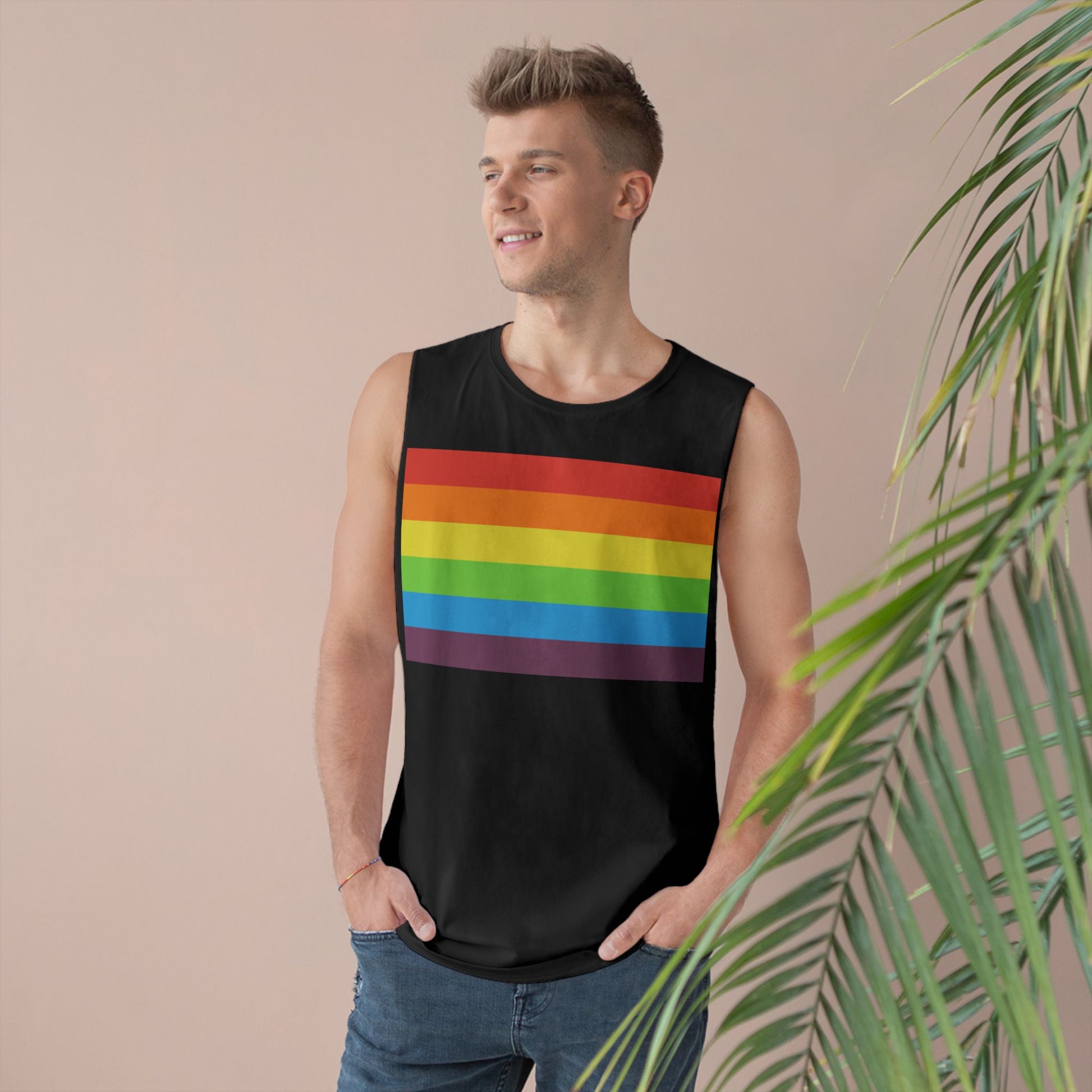 Muscle Tank | Vintage Pride Flag