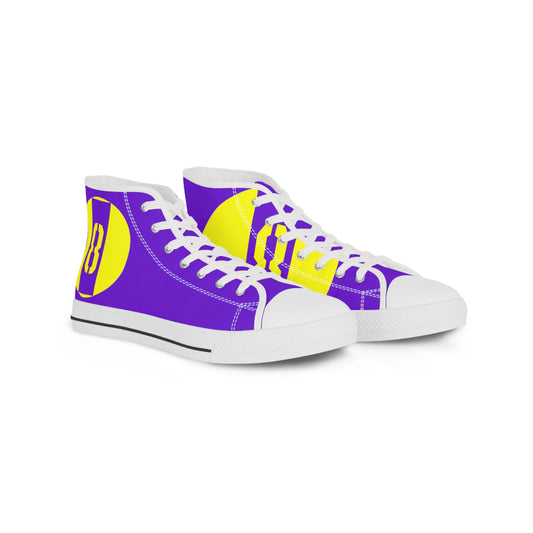 Limited Edition High Top Sneakers - 8 - Purple