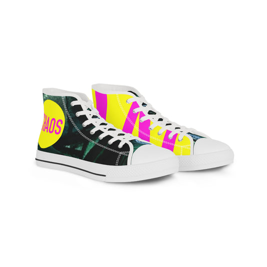 Limited Edition High Top Sneakers - CHAOS - Pink
