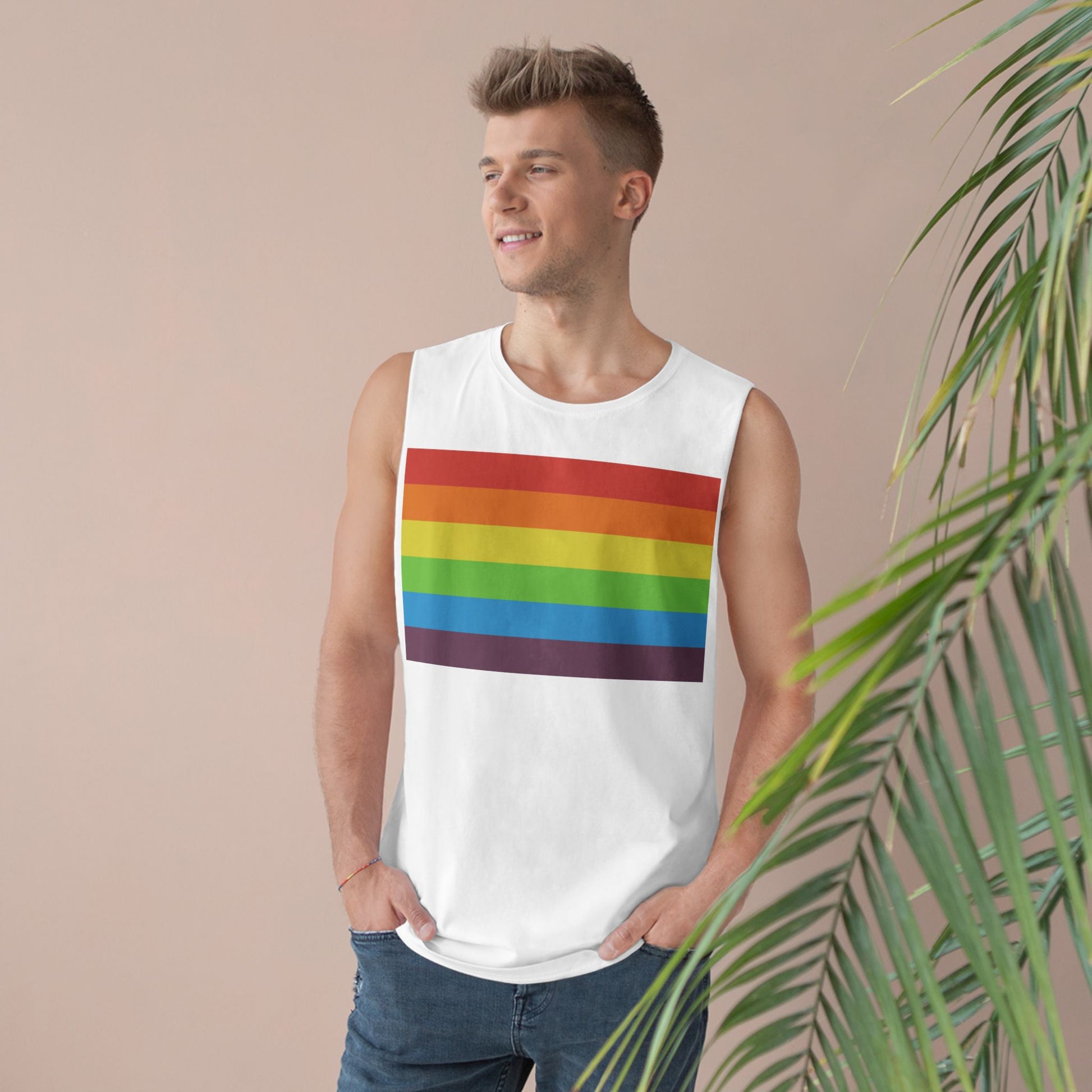 Muscle Tank | Vintage Pride Flag