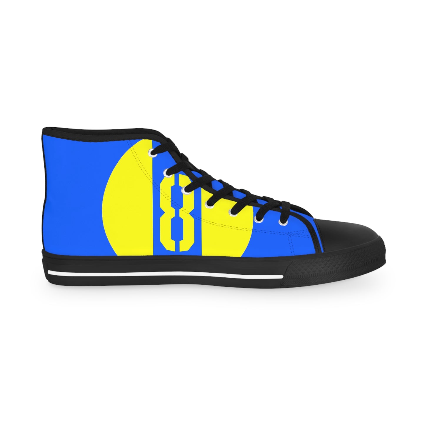 Limited Edition High Top Sneakers - 8 - Blue