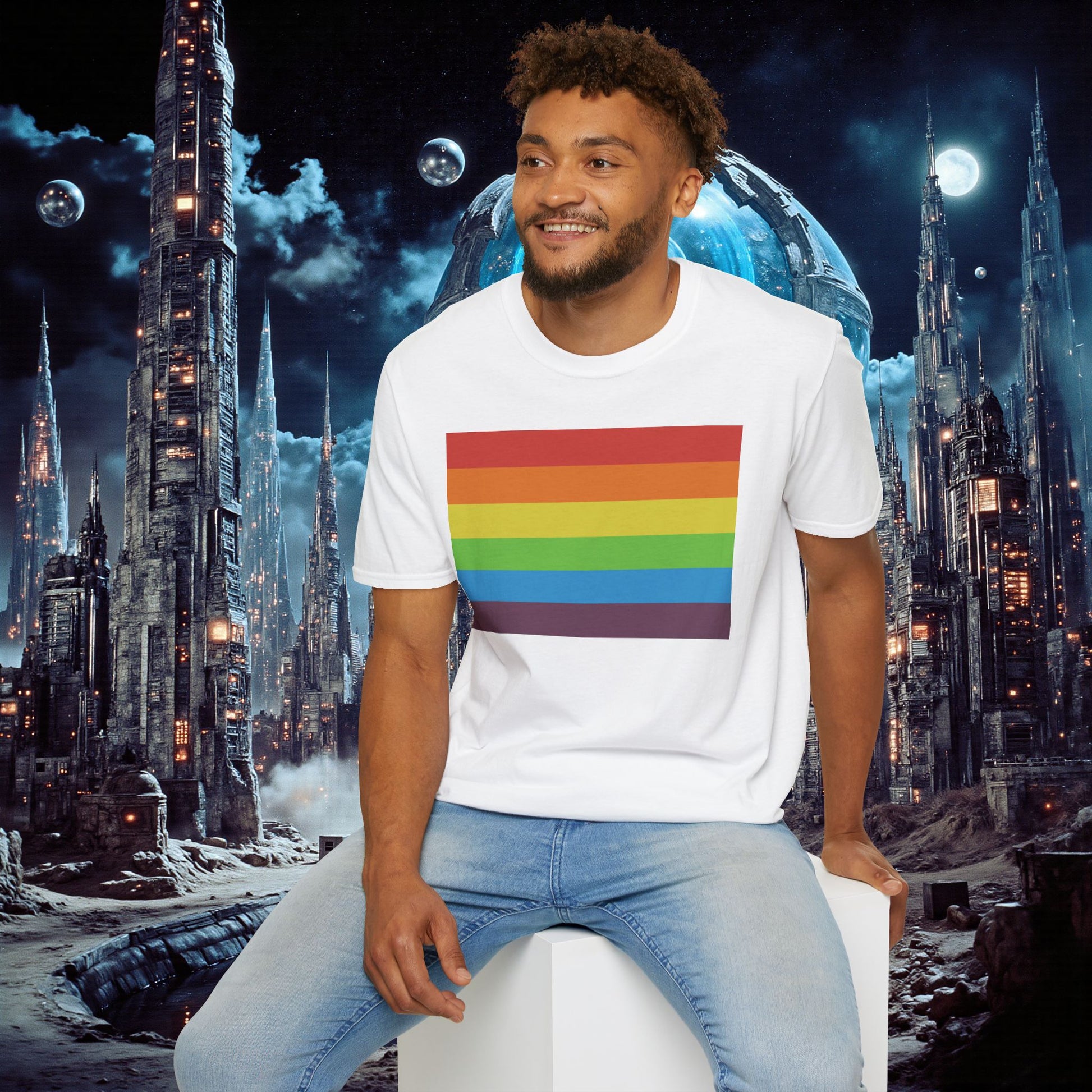 T-Shirt | Vintage Pride Flag