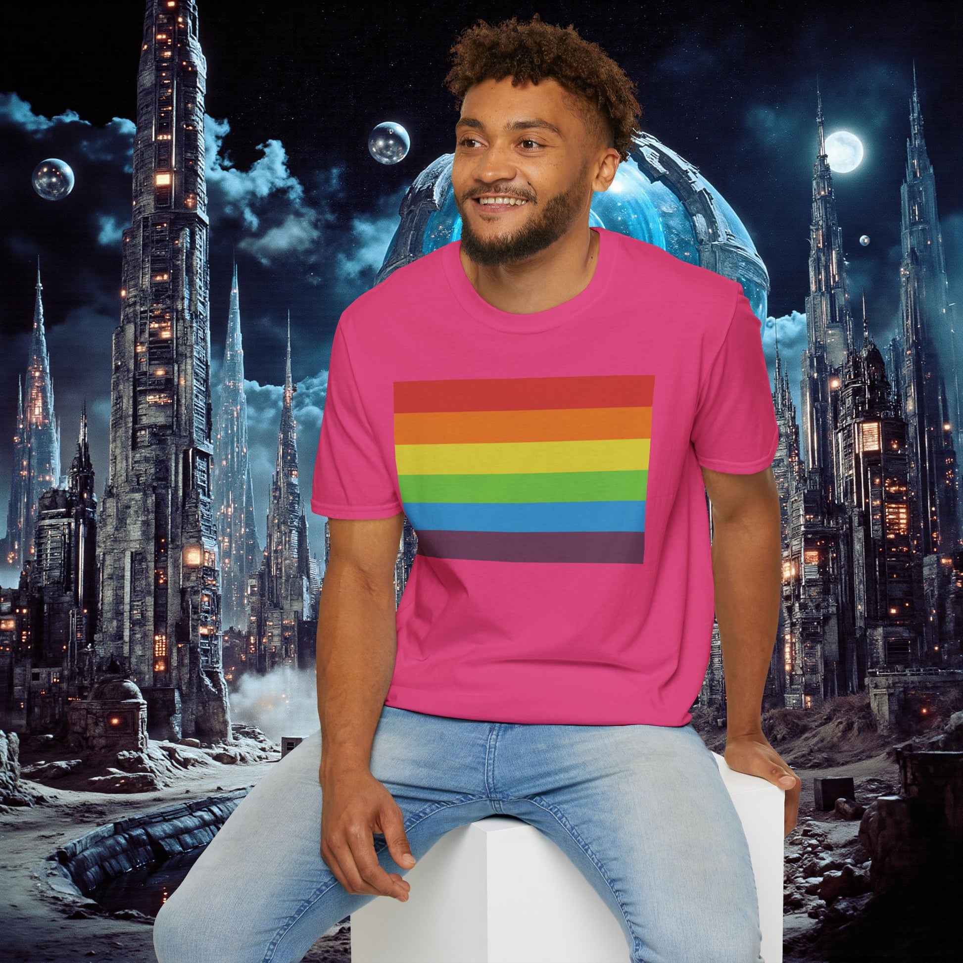 T-Shirt | Vintage Pride Flag