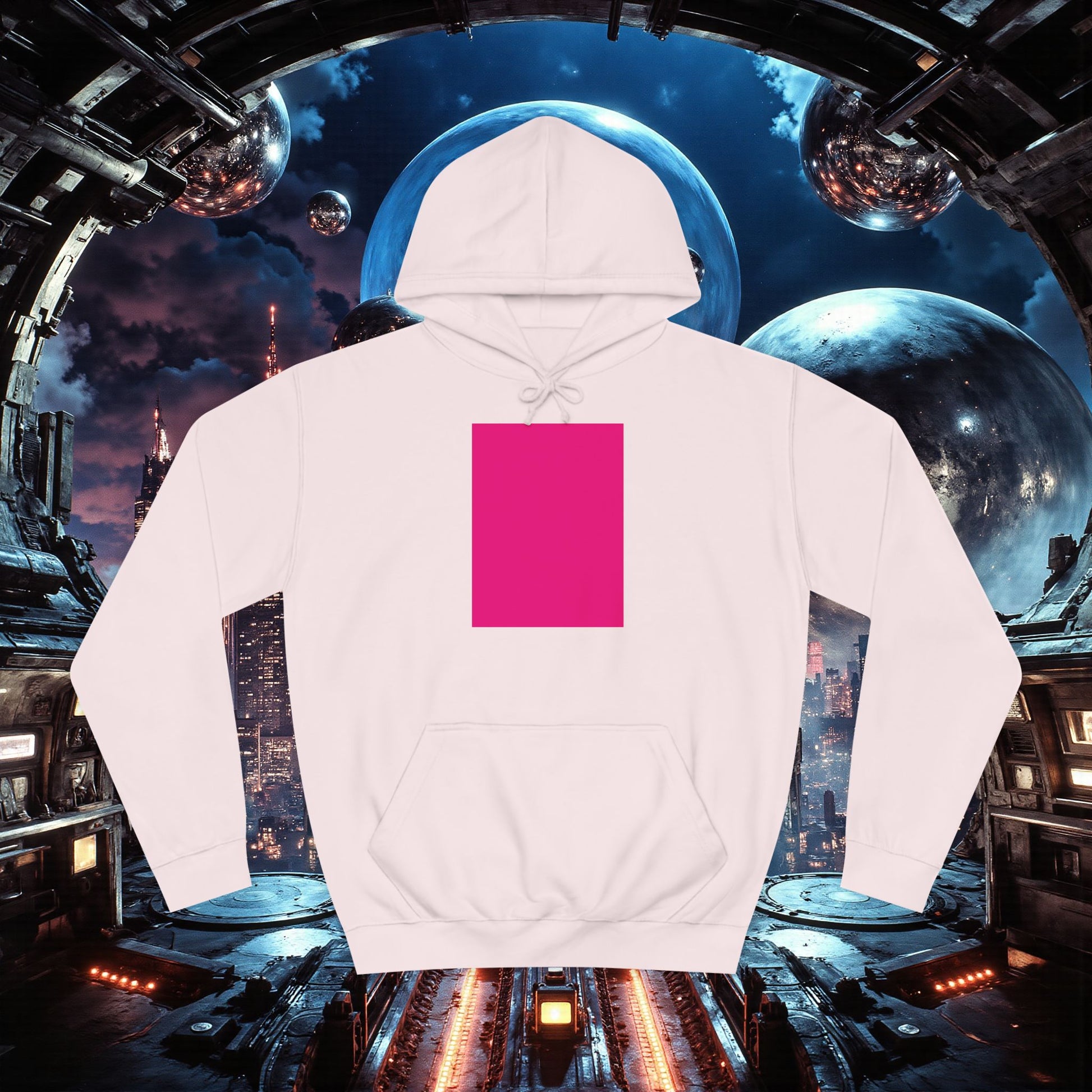 College Hoodie | Bright Pink