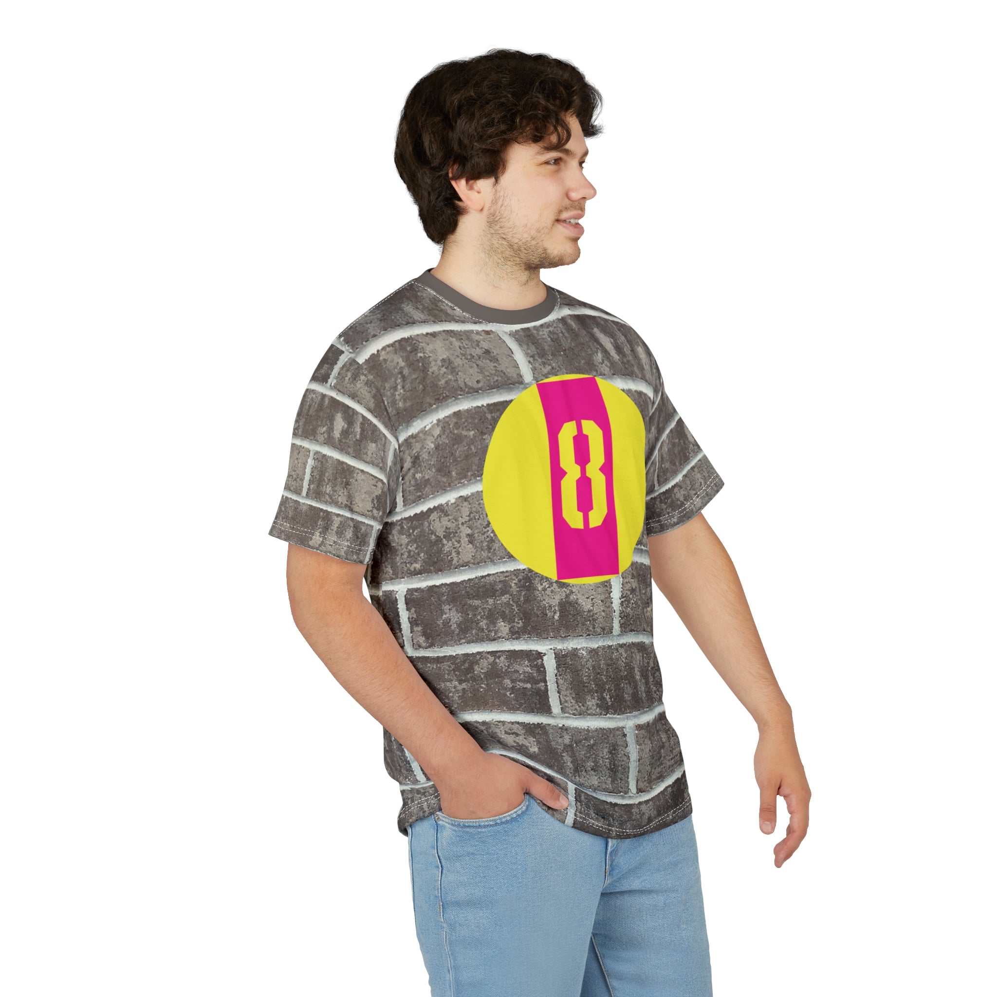AOP Shirt | Brick Road 8 | Pink