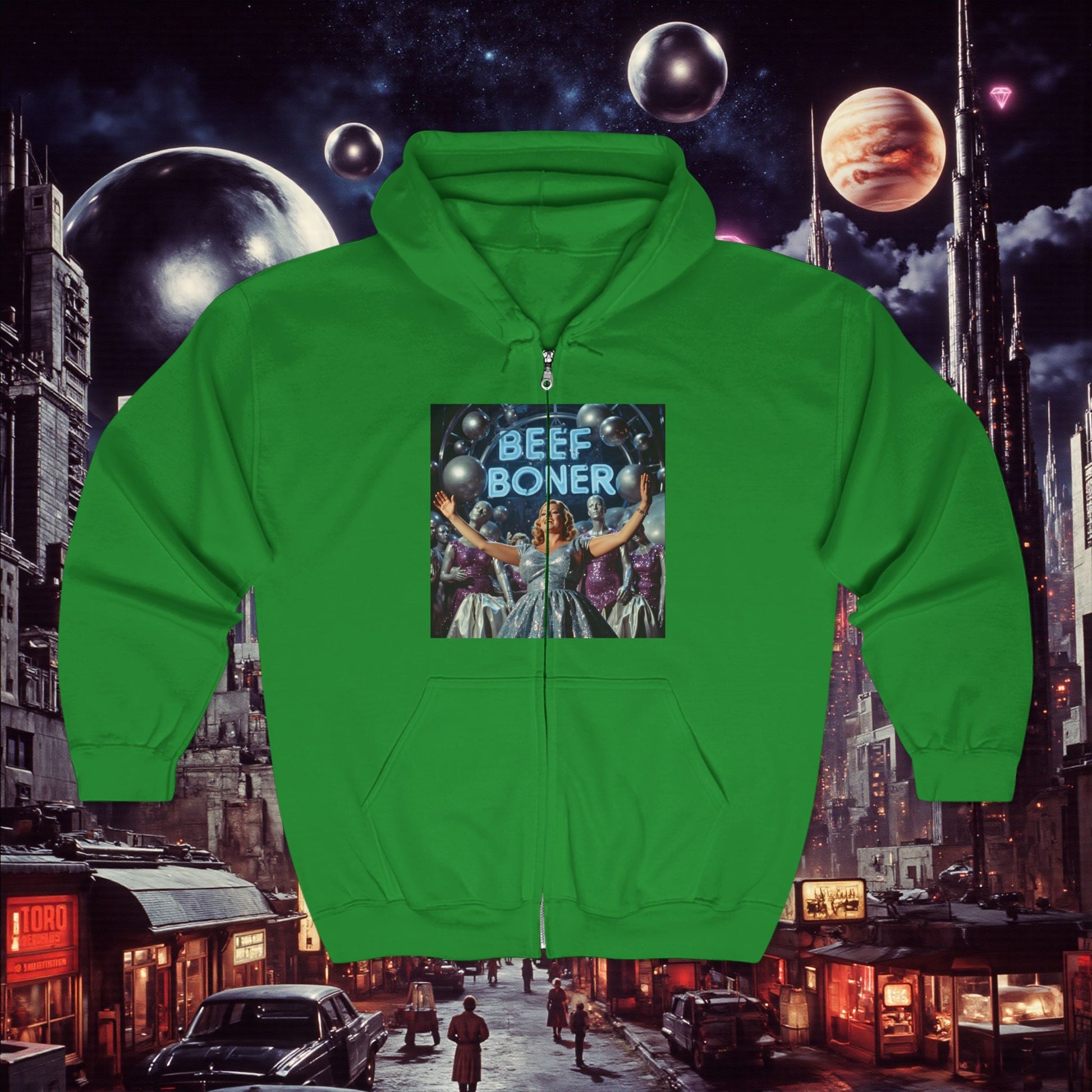 Zip Hoodie | Beef Boner