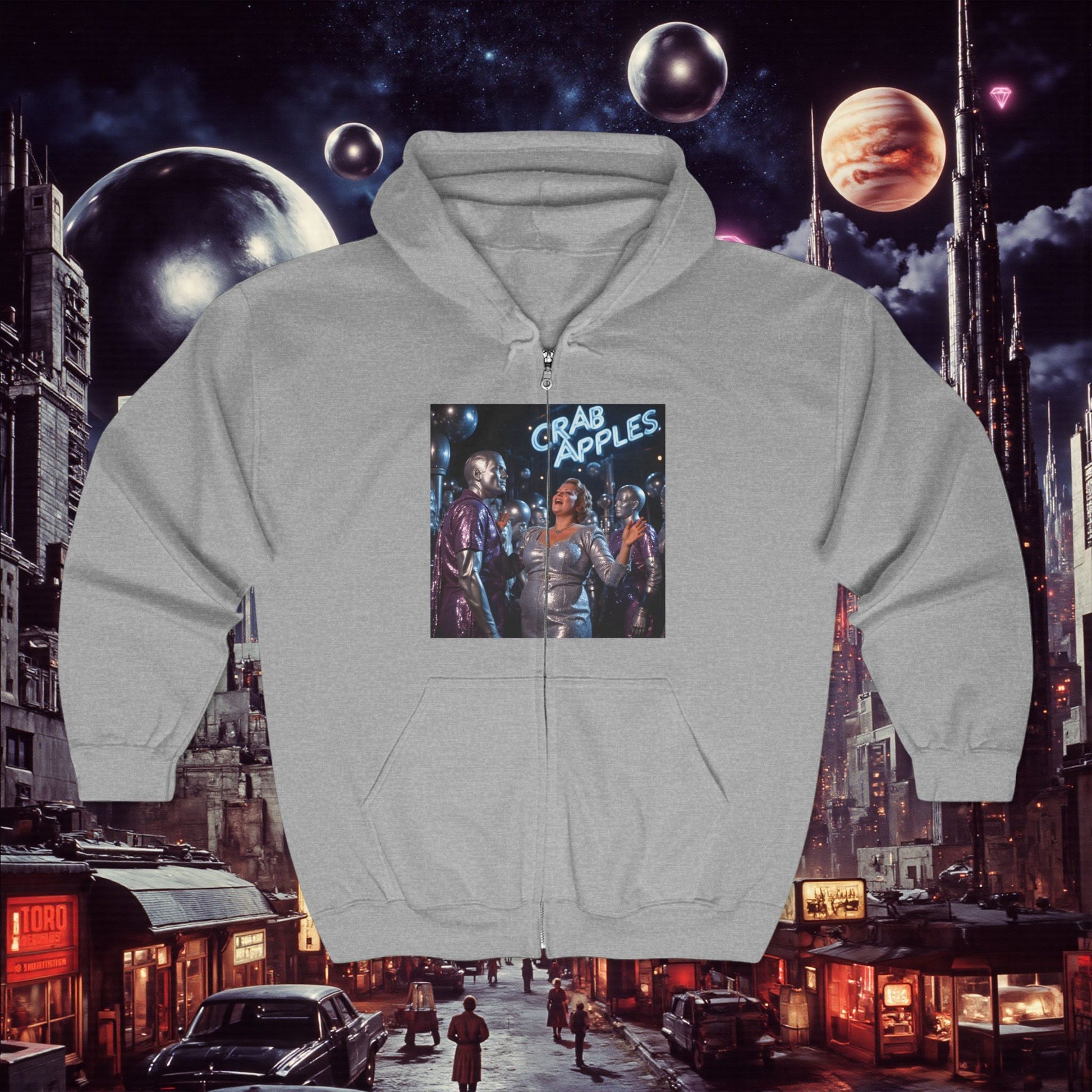 Zip Hoodie | Crab Apples