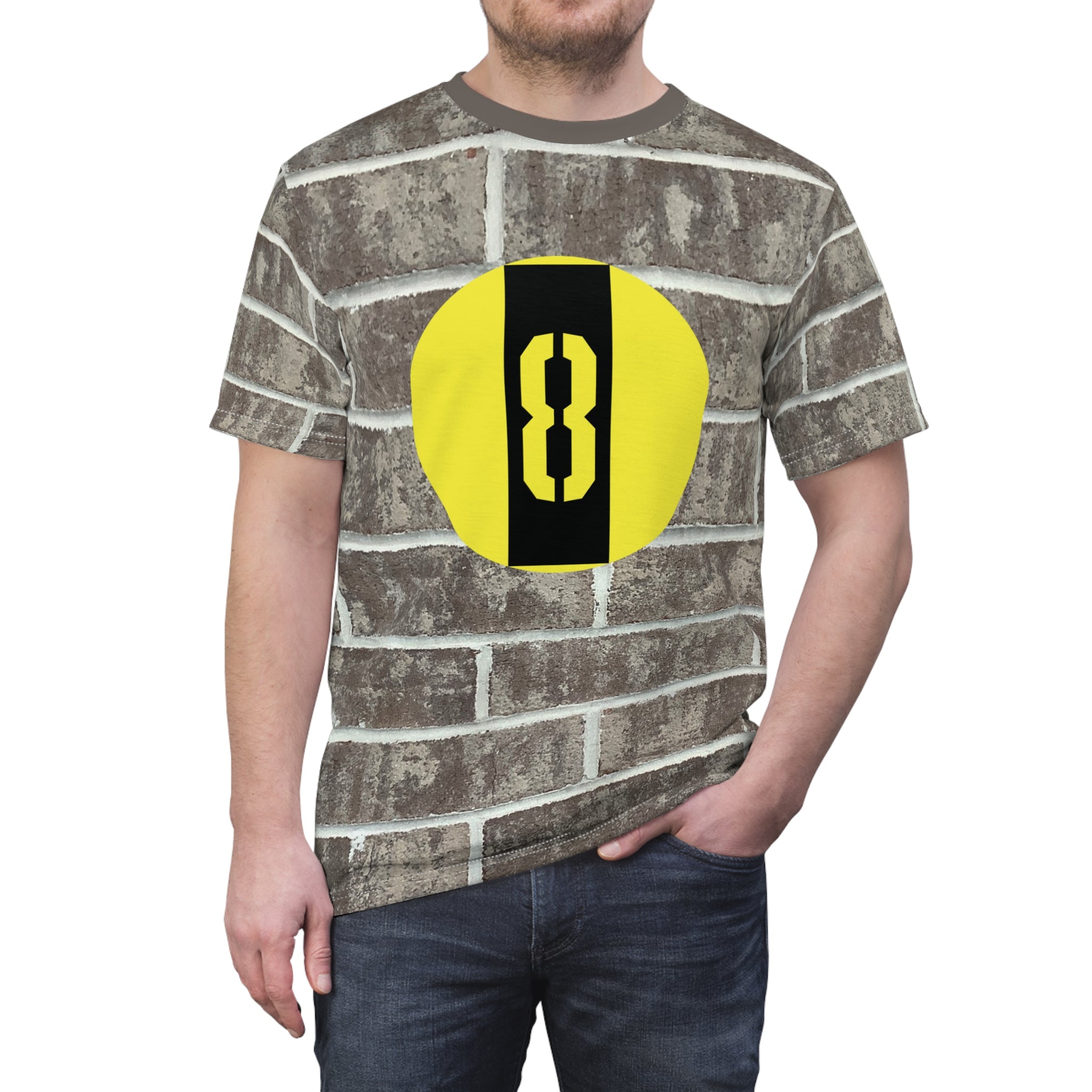 AOP Shirt | Brick Road 8 | Black