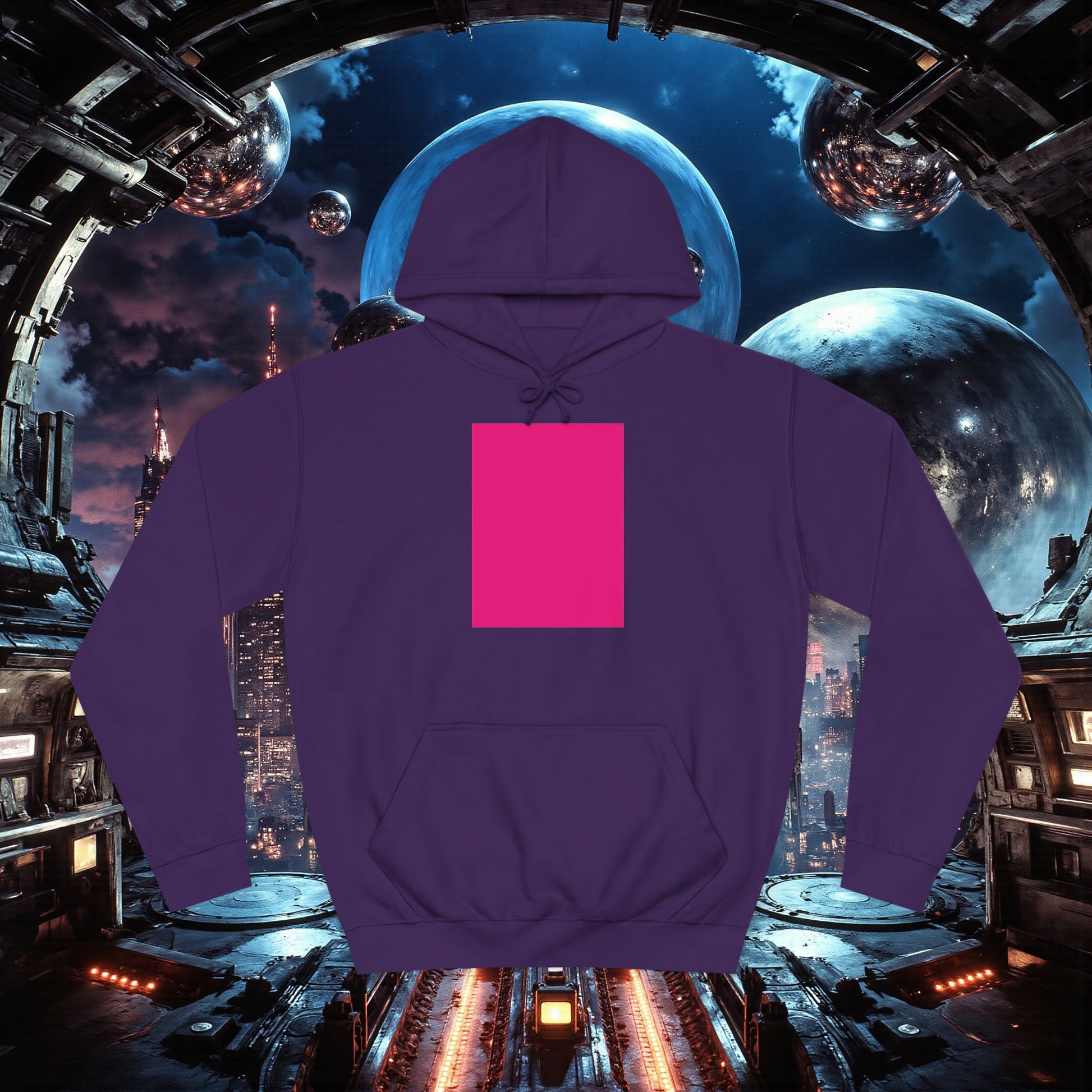 College Hoodie | Bright Pink
