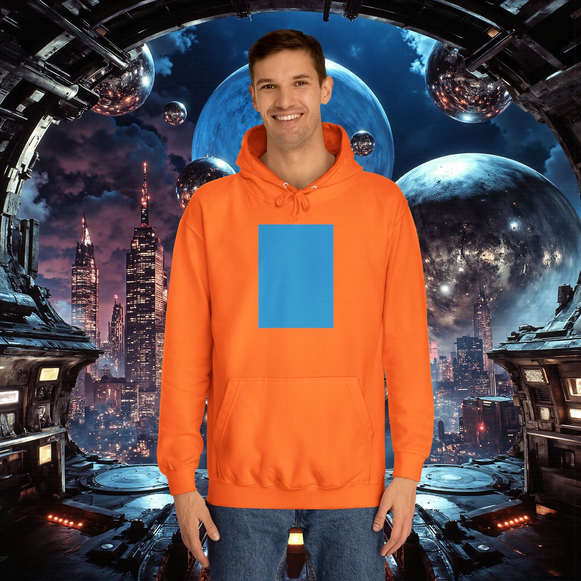 College Hoodie | Bright Blue