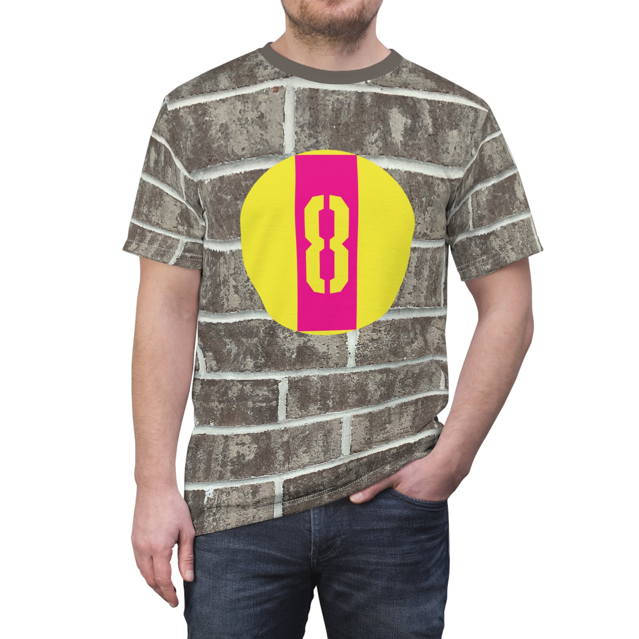 AOP Shirt | Brick Road 8 | Pink