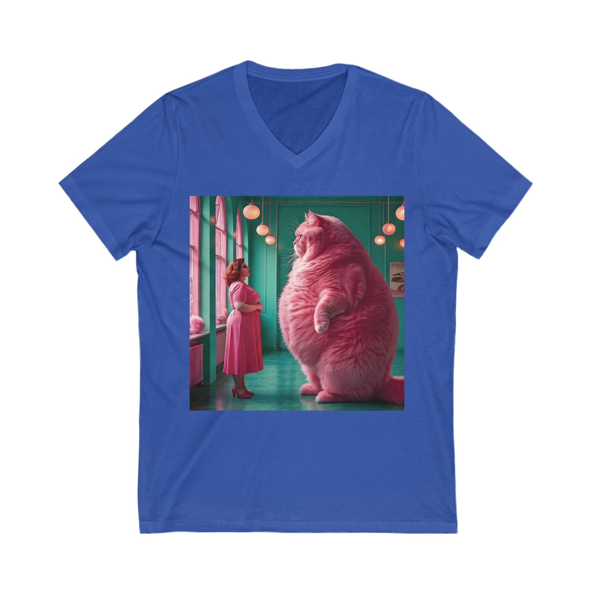 V-Neck T-Shirt | Pink Pussy