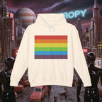 Hoodie Sweatshirt | Vintage Pride Flag