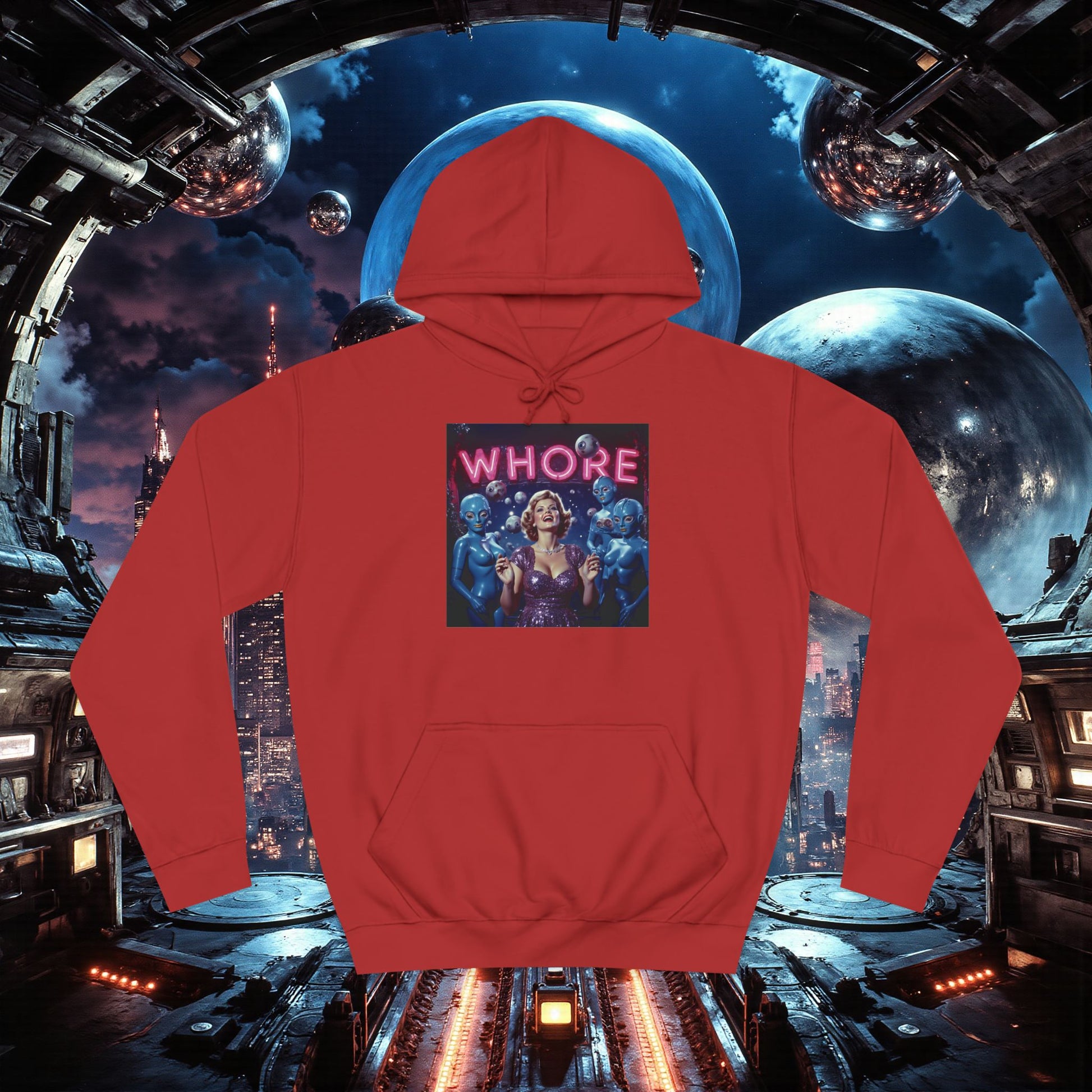 College Hoodie | WHORE