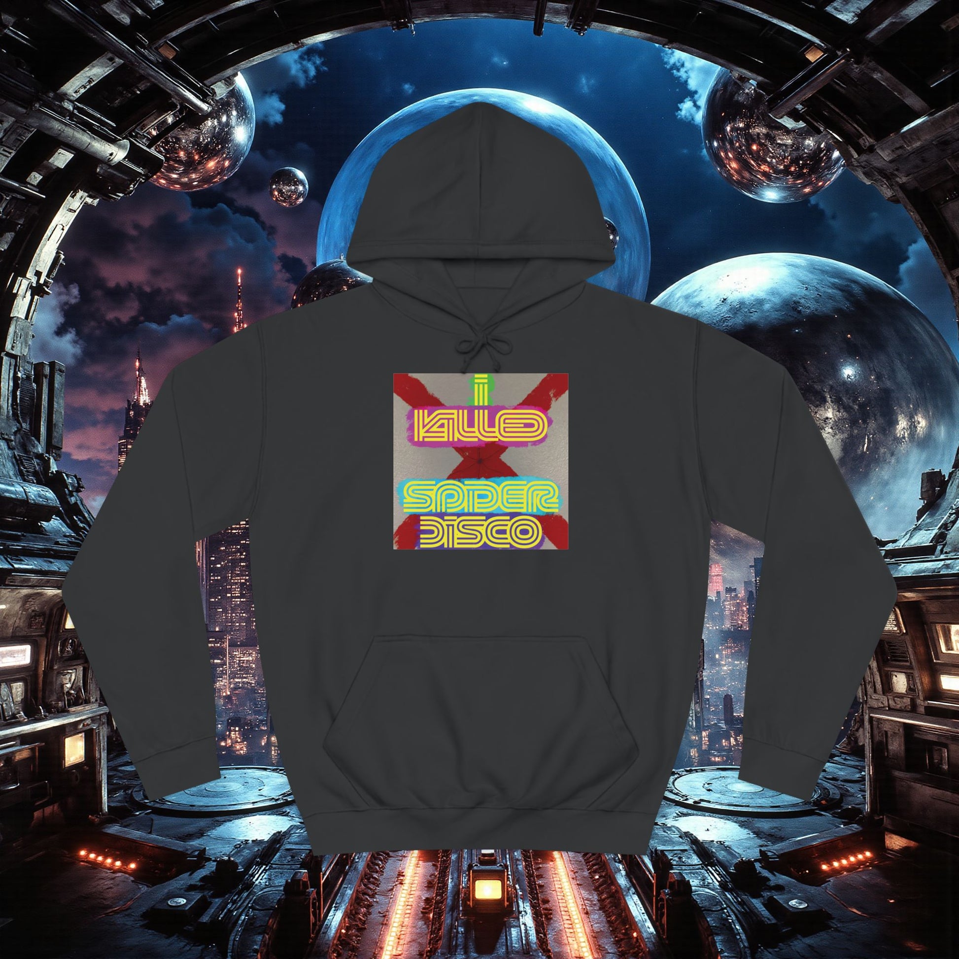 College Hoodie | I Killed Spider Disco