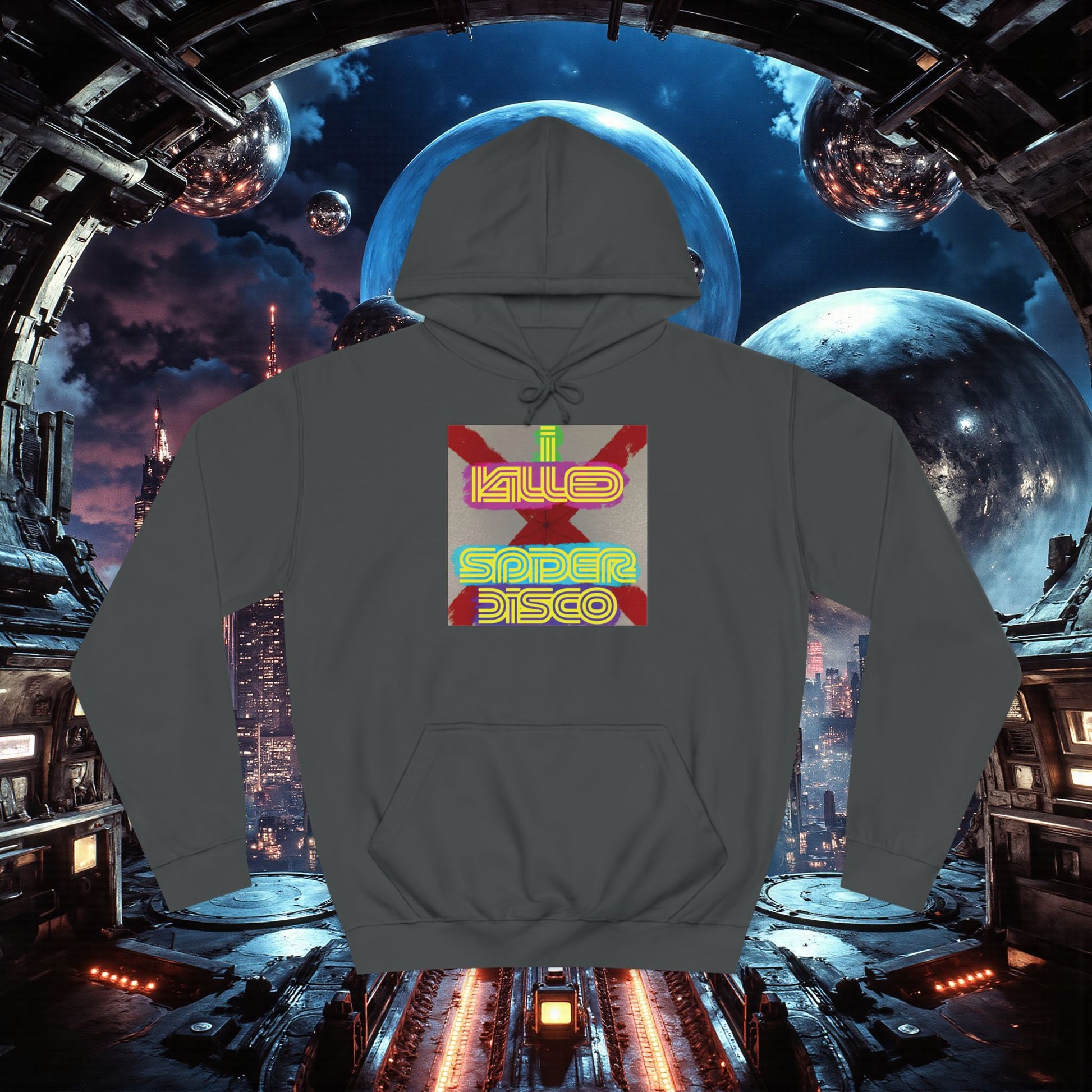 College Hoodie | I Killed Spider Disco