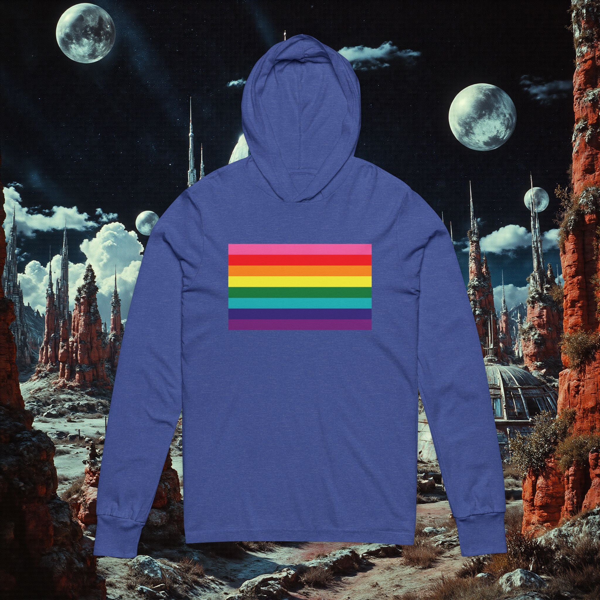 Hooded Long Sleeve Tee | Pride