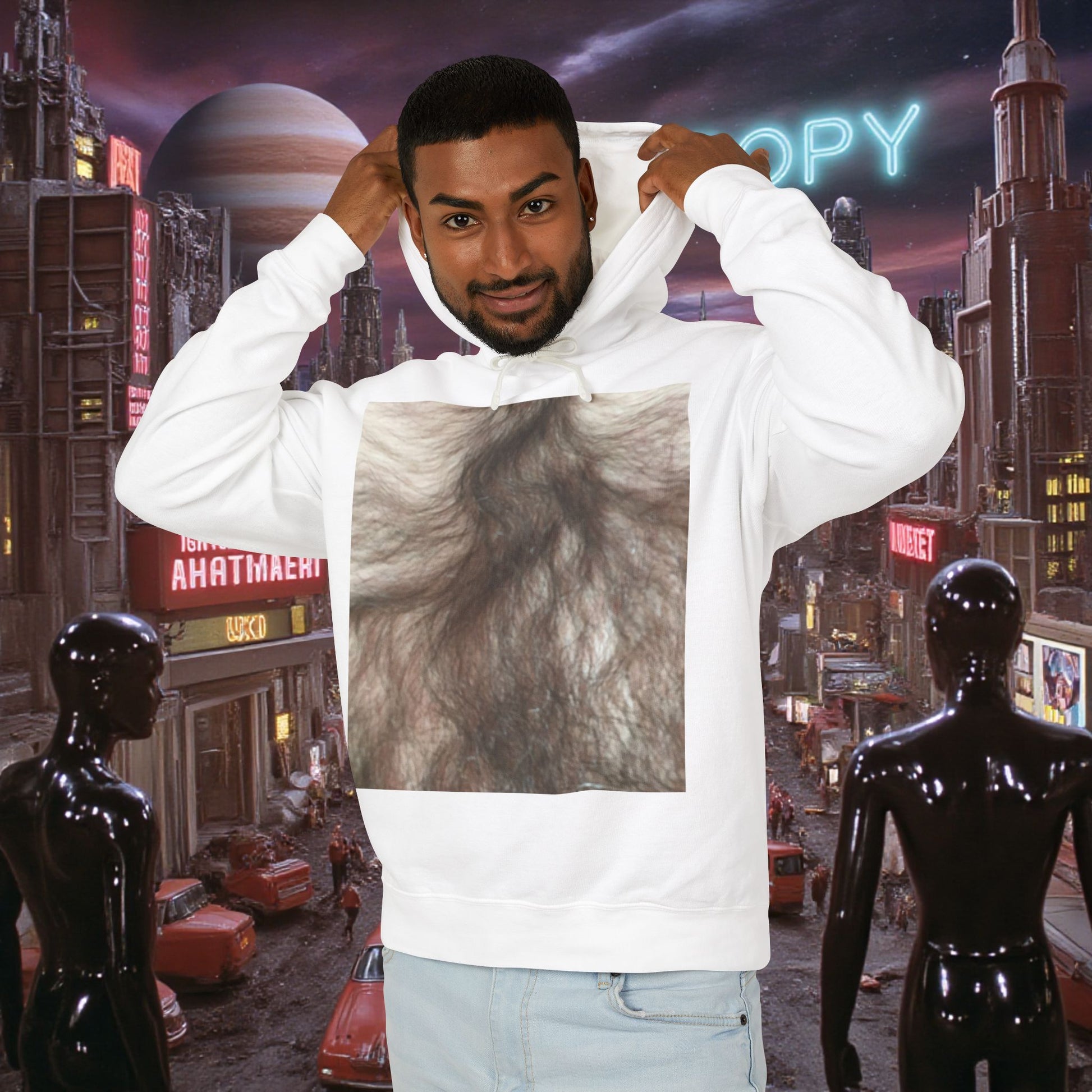 Hoodie Sweatshirt | Hairy Tie Camo